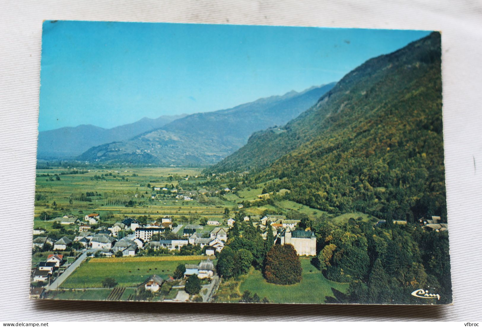 Cpm 1981, Chamoux sur Gelon, vue générale aérienne, Savoie 73