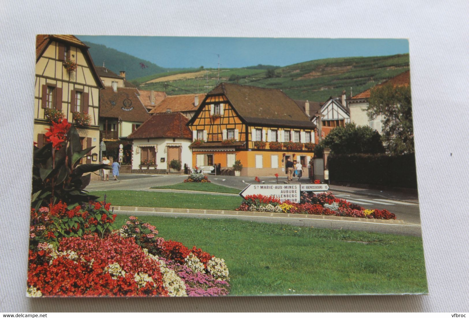 Cpm 1990, Ribeauvillé, entrée de la ville, Haut Rhin 68