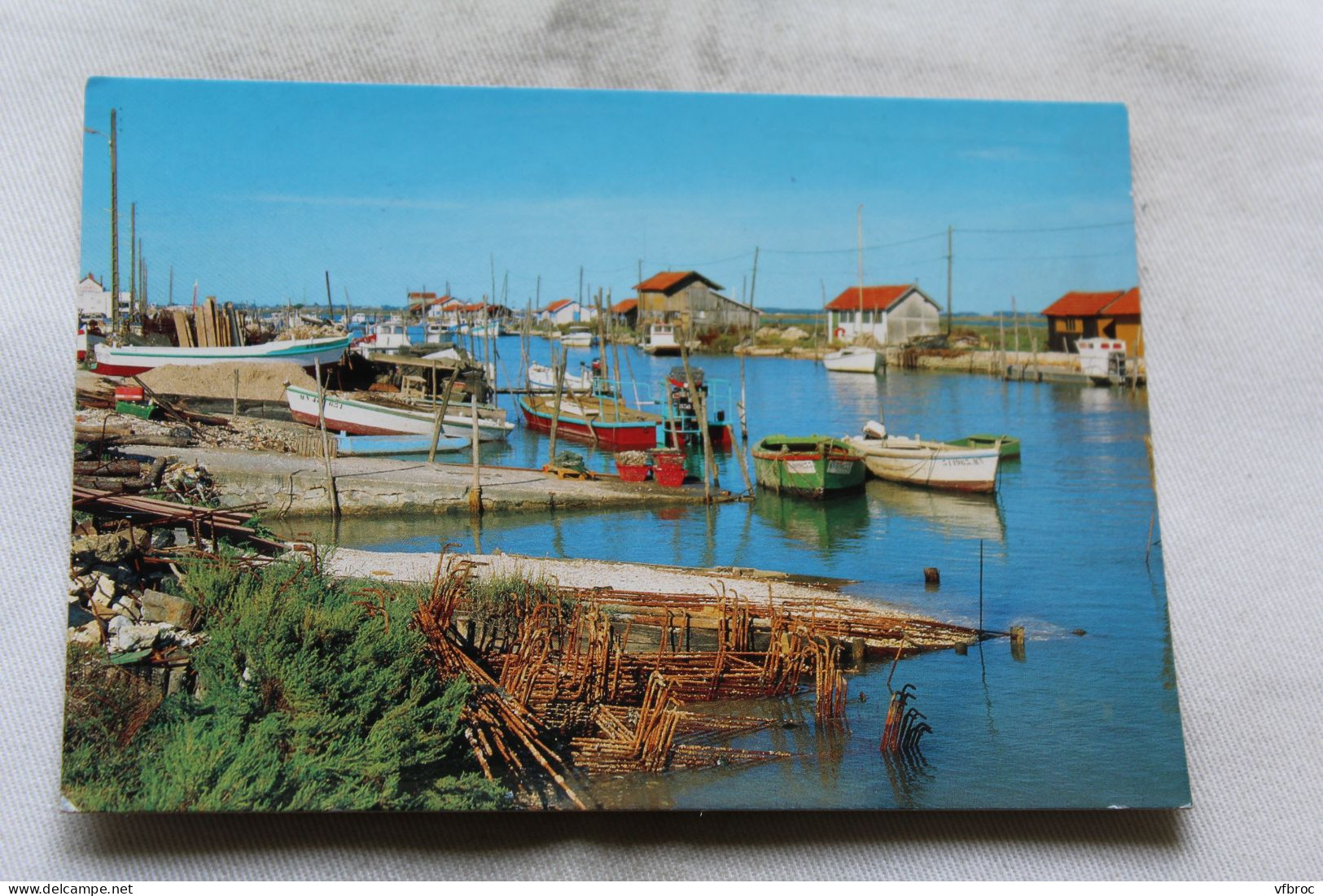 Cpm 1992, la Tremblade, le canal ostéricole, Charente maritime 17