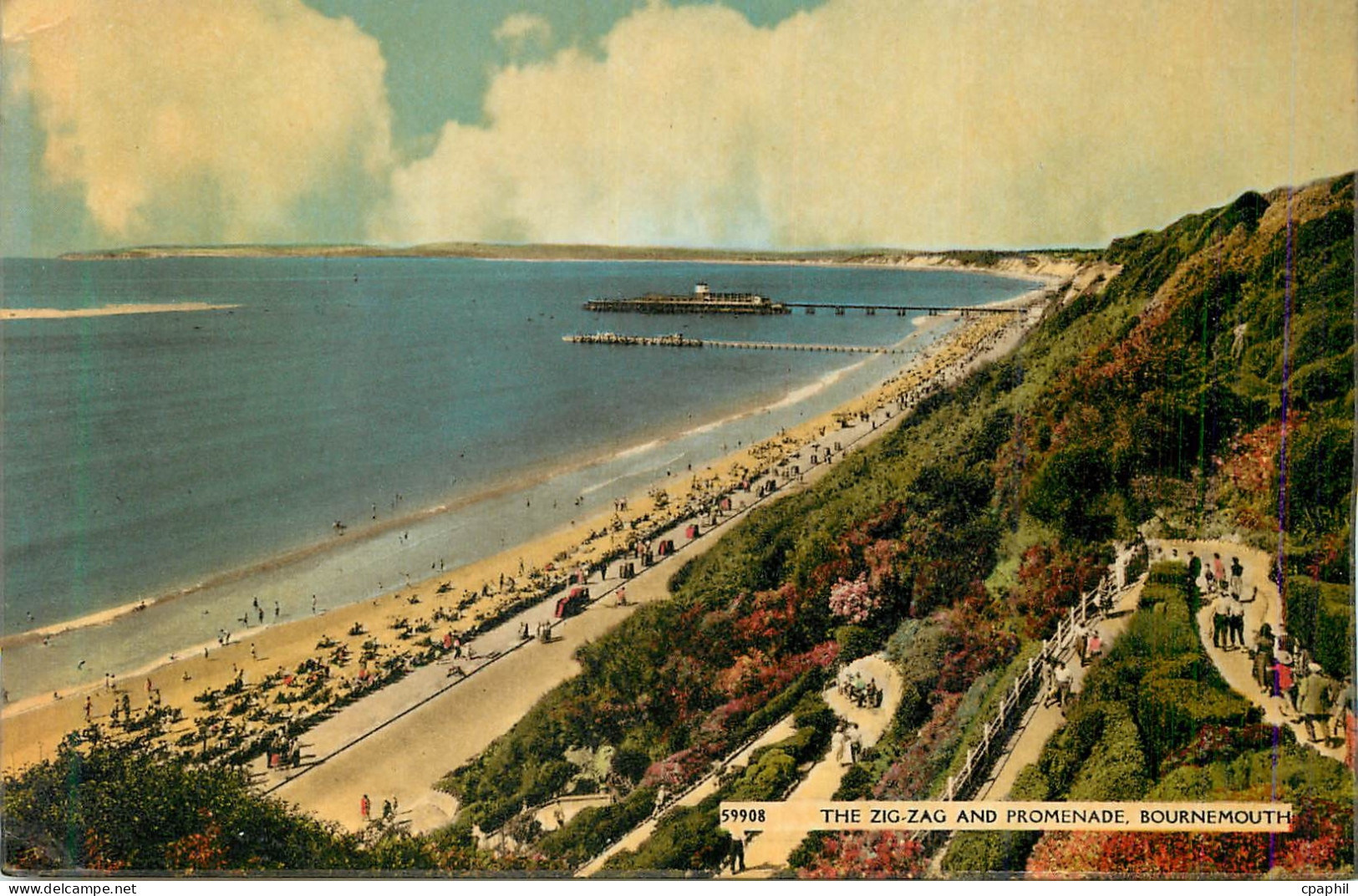 CPM 59908 the zig zag and promenade bournemouth