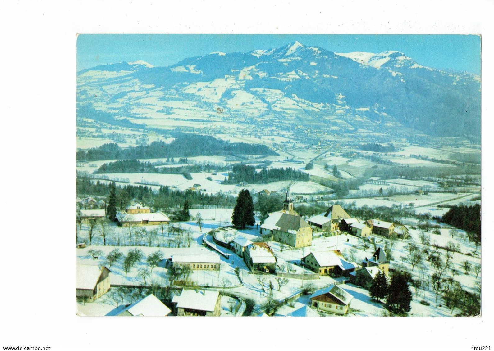 cpm - 74 - PEILLONNEX - vue générale - E. 063 cellard -