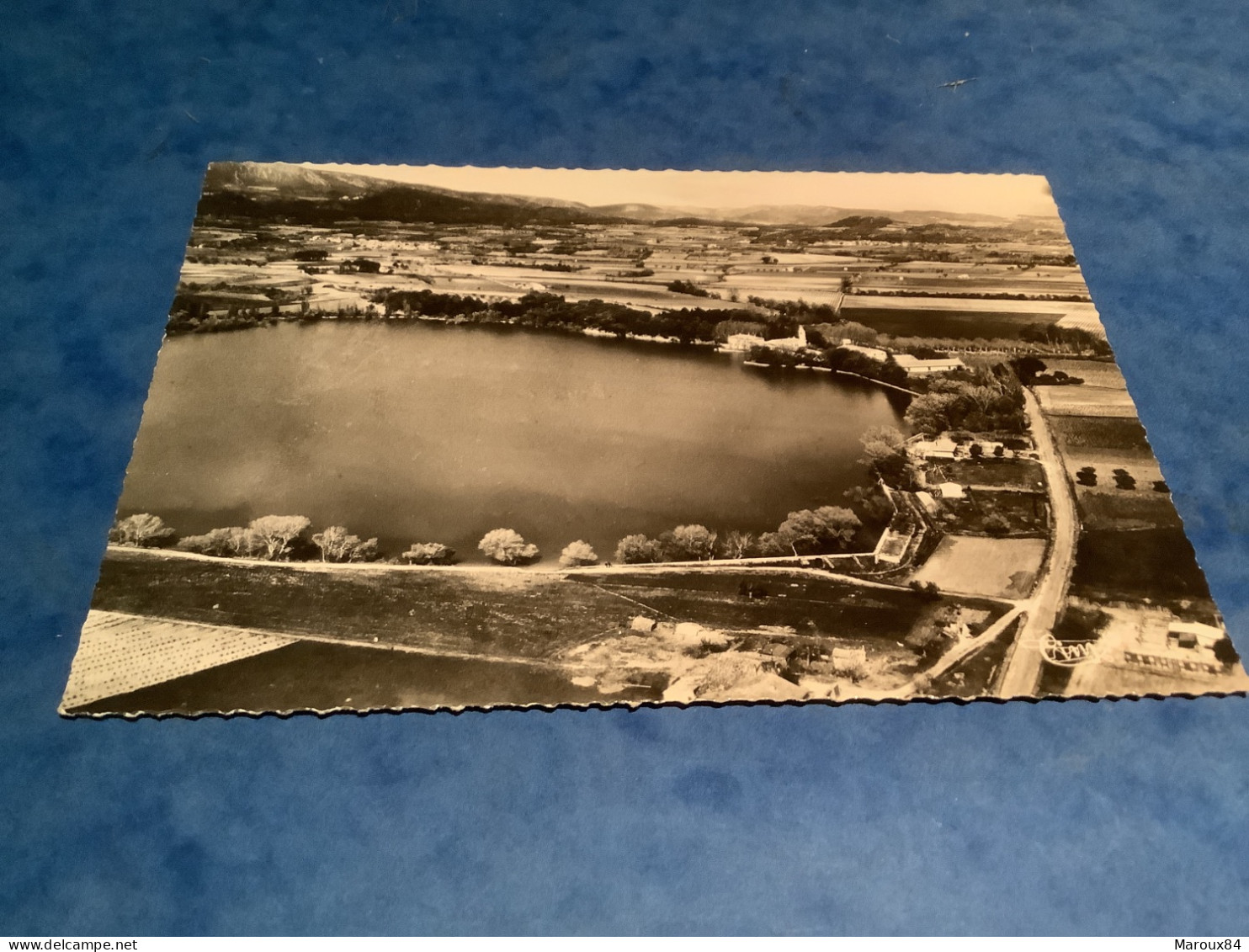 Cpm 84 cabrieres d’aiguës l’étang de la bonde vue aérienne