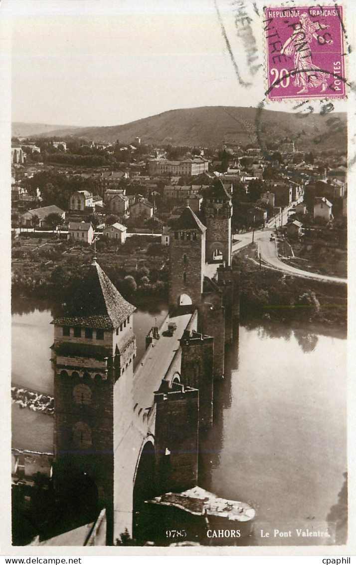 CPM 9787 cahors le pont valentre