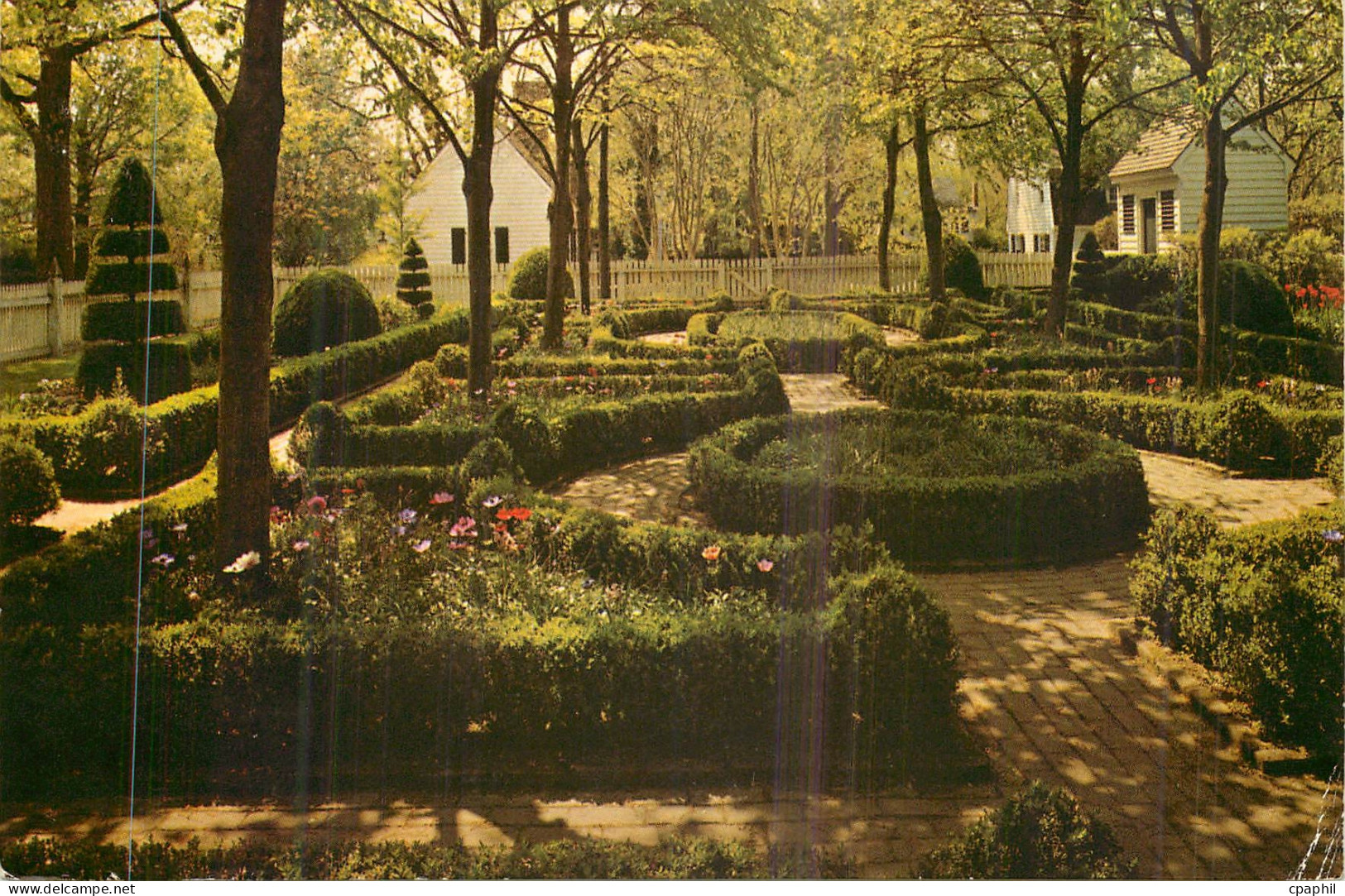 CPM A Formal Garden Williamsburg Virginia