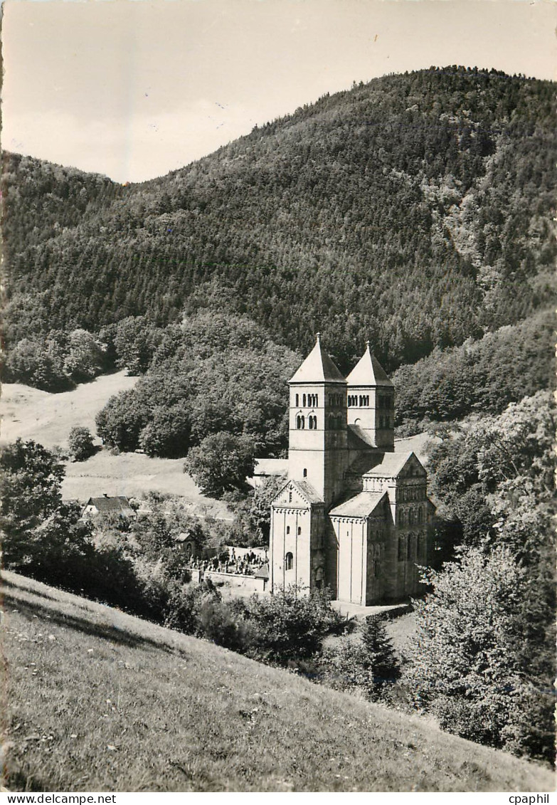 CPM Abbaye de Murbach Haut Rhin Monument historique