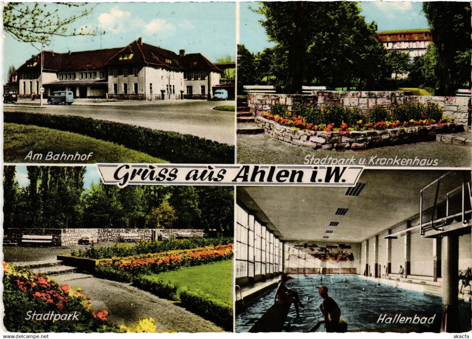 CPM AK AHLEN SCENES GERMANY (1436087)