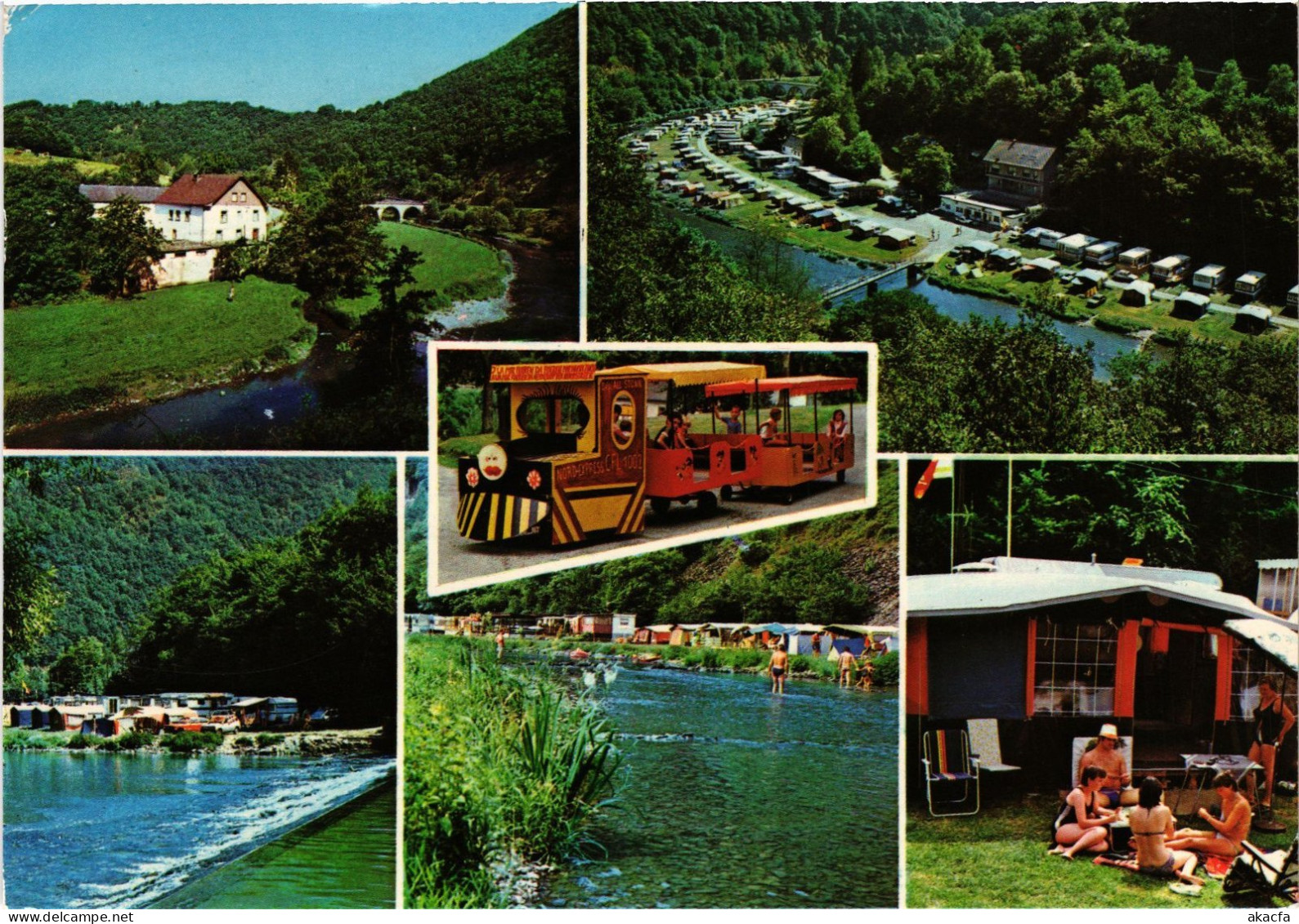 CPM AK Bourscheid Camping du Moulin LUXEMBOURG (1495540)
