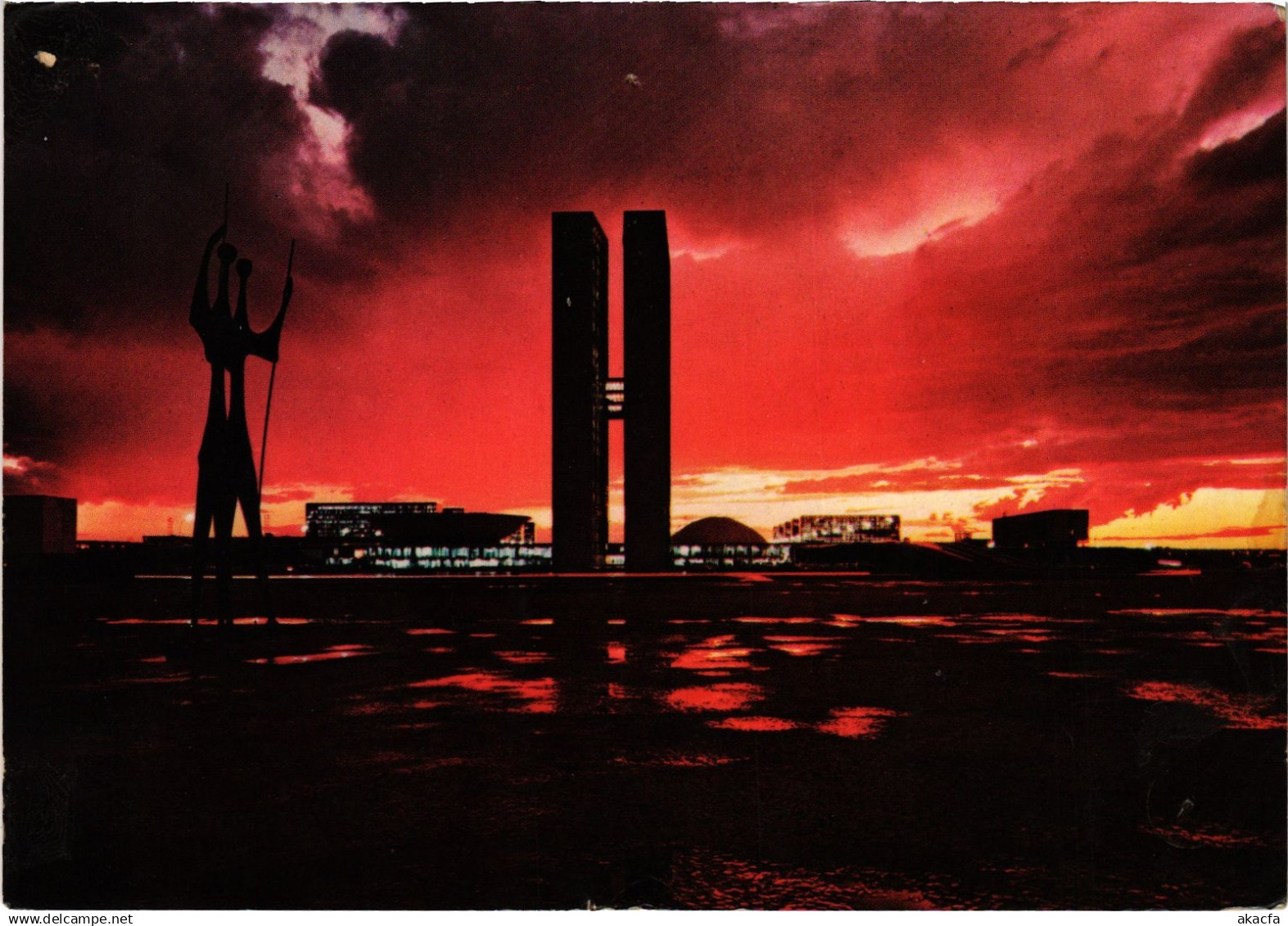 CPM AK Brasilia sunset BRAZIL (1463601)
