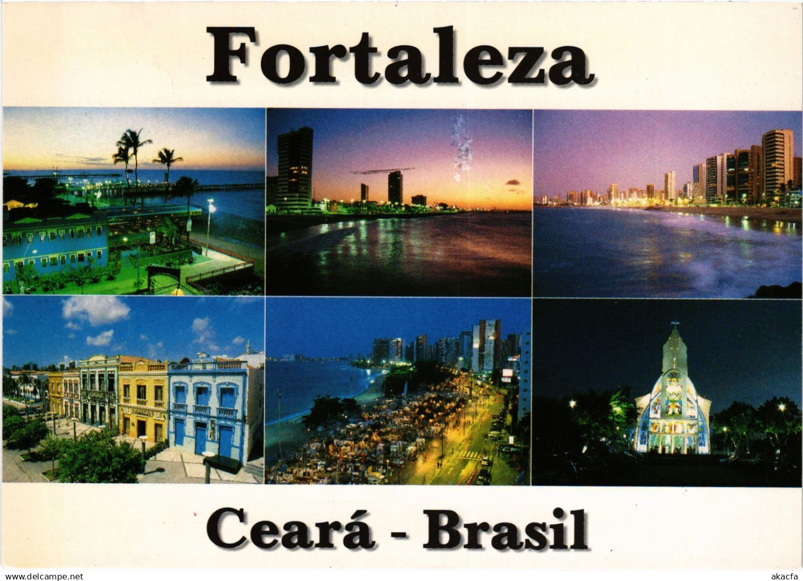 CPM AK Fortaleza souvenir BRAZIL (1463252)