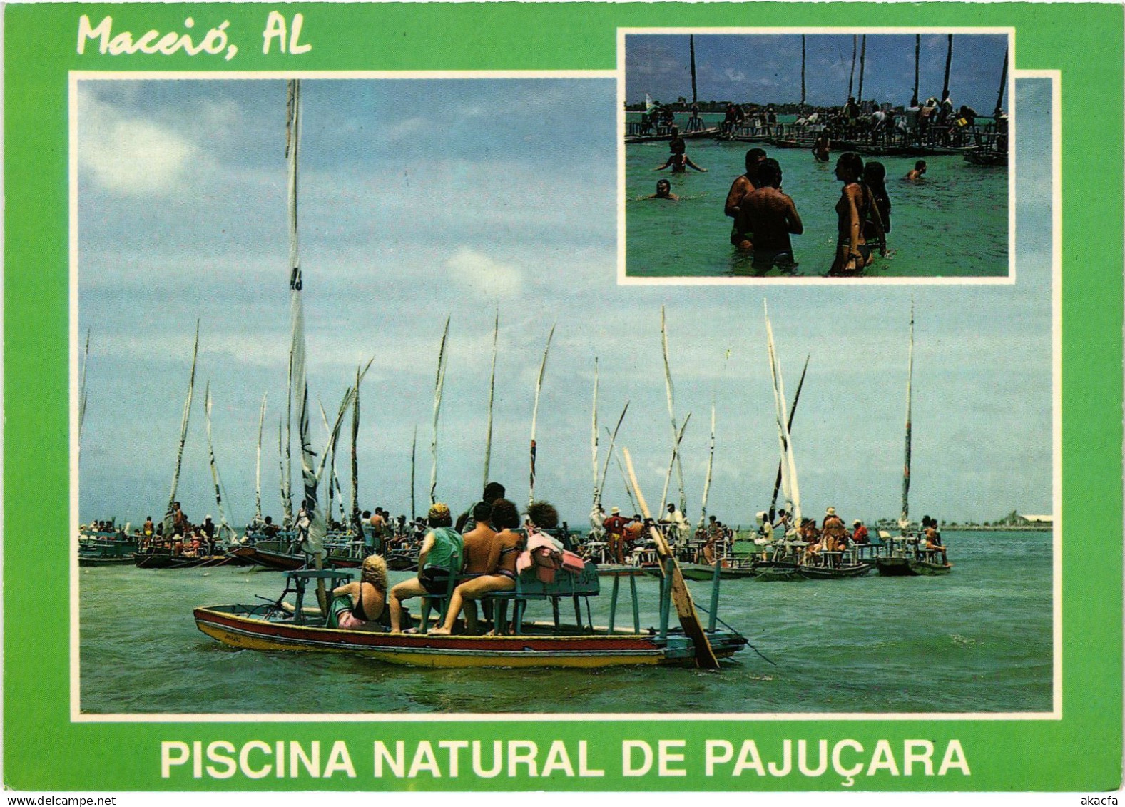 CPM AK Maceio Piscina Natural de Pajucara BRAZIL (1463321)