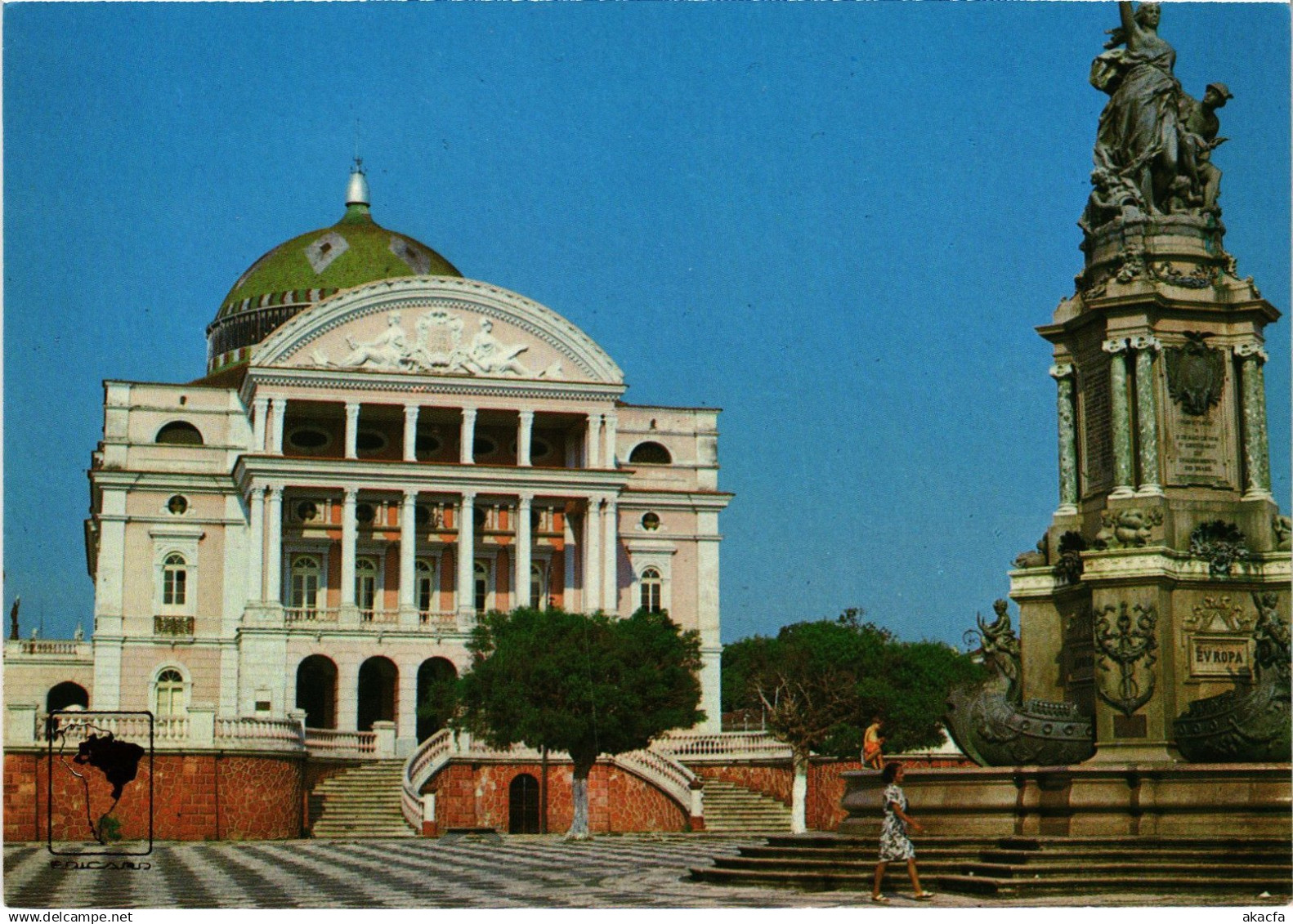 CPM AK Manaus Amazonas Theatre BRAZIL (1463407)