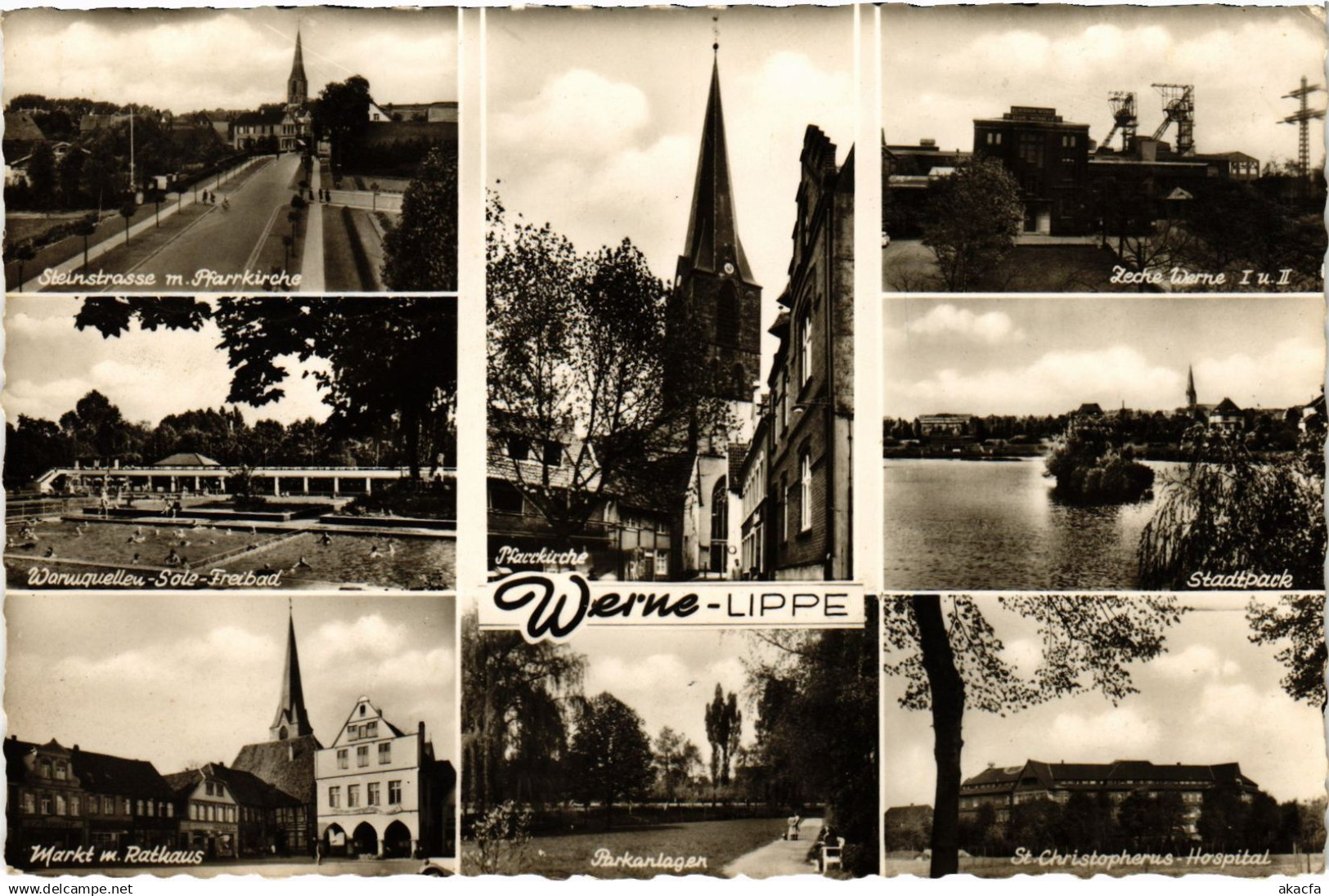 CPM AK WERNE-LIPPE SCENES GERMANY (1435993)