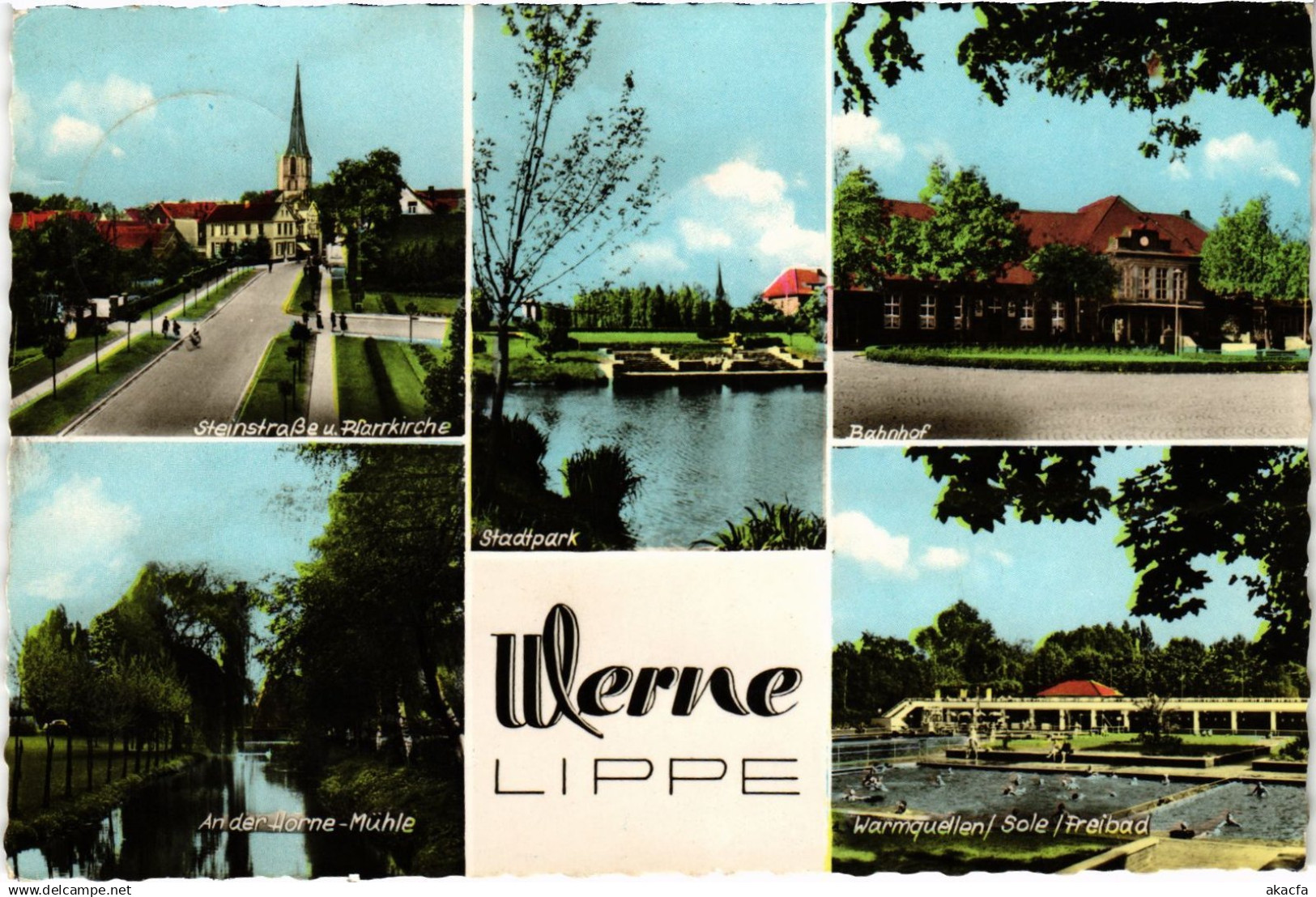 CPM AK WERNE-LIPPE TOWN SCENES GERMANY (1435994)