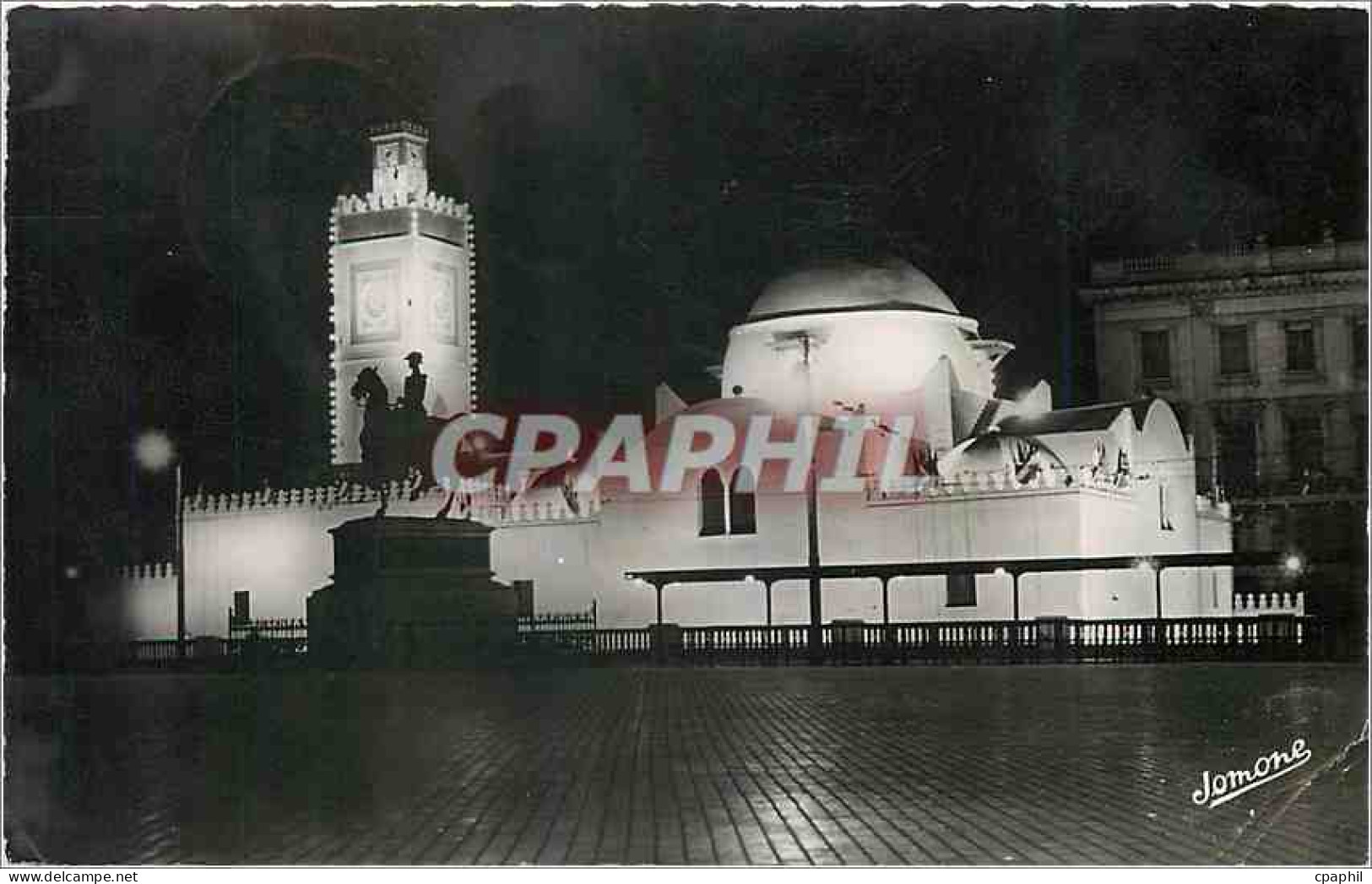 CPM Alger Alger la nuit
