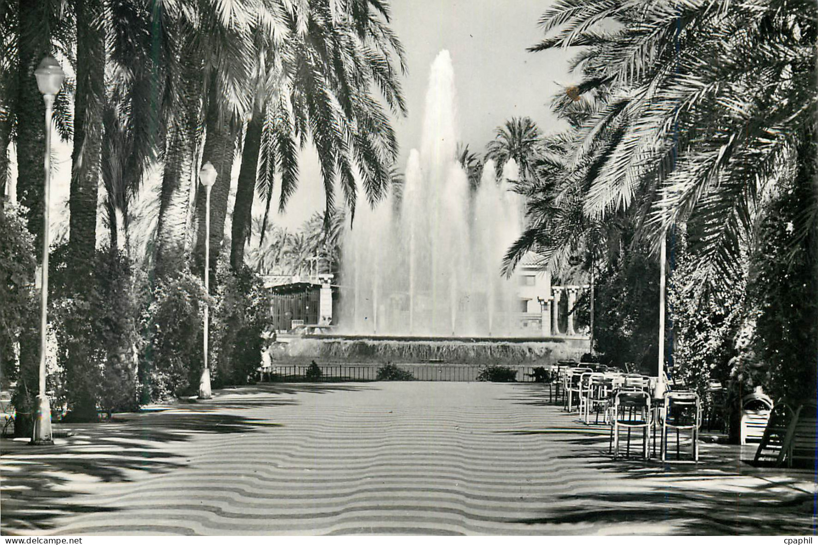 CPM Alicante Promenade et Fontaine