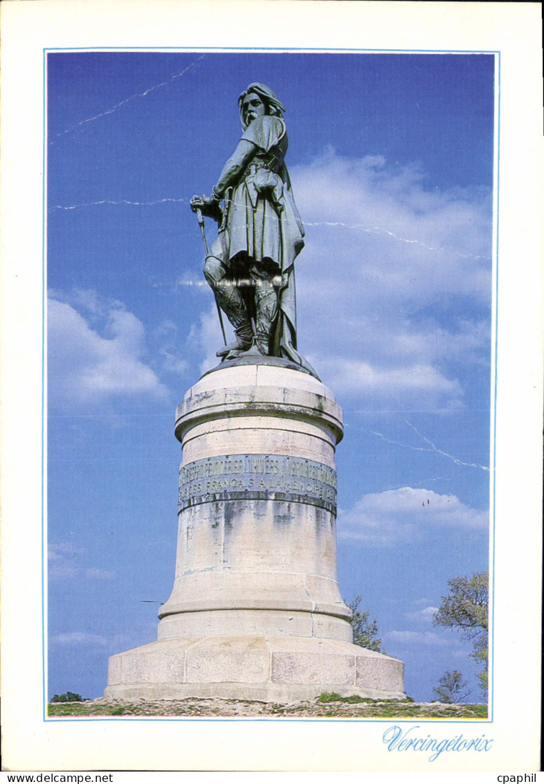CPM Alise Sainte Reine Venarey les Laumes Venarey les Laumes Statue de Vercingeforix