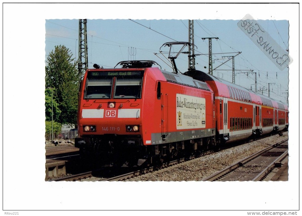 cpm - ALLEMAGNE - Müllheim  - TRAIN - 2008 -