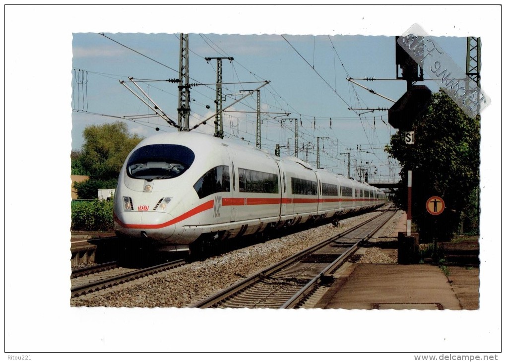 cpm - ALLEMAGNE - Müllheim  - TRAIN  - 2008 -