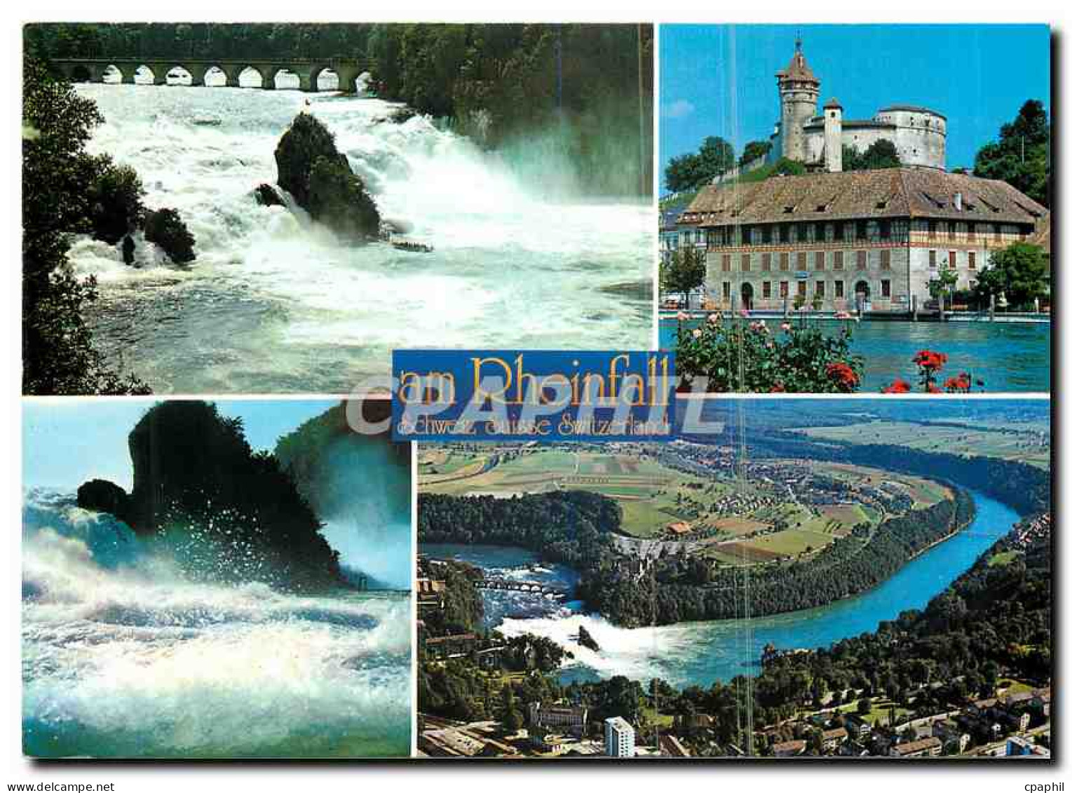 CPM Am Rheinfall Schweiz Orientierung uber den Rheinfall