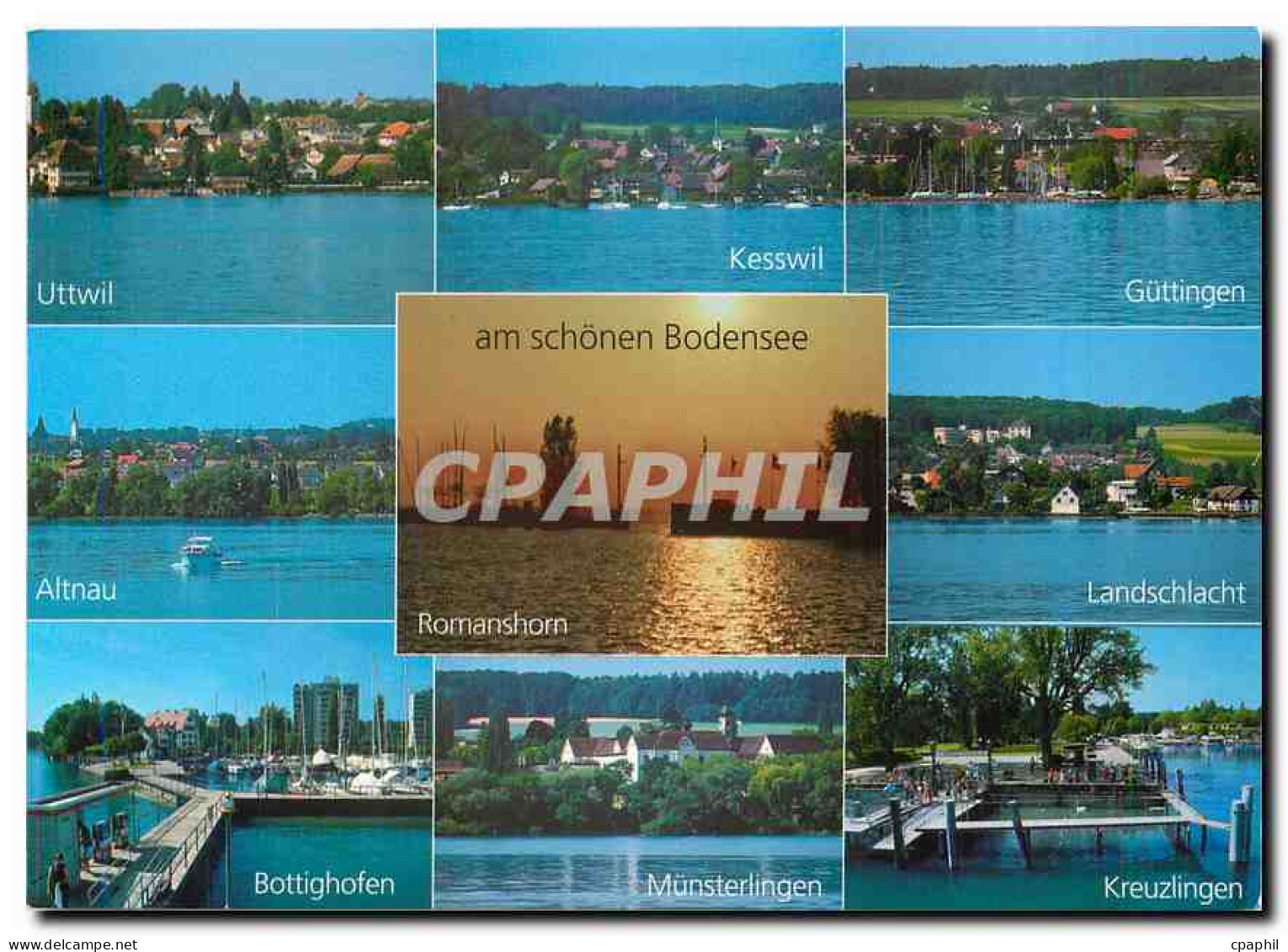 CPM Am Schonen Bodensee Romanshorn Uttwil Kesswil Guttingen