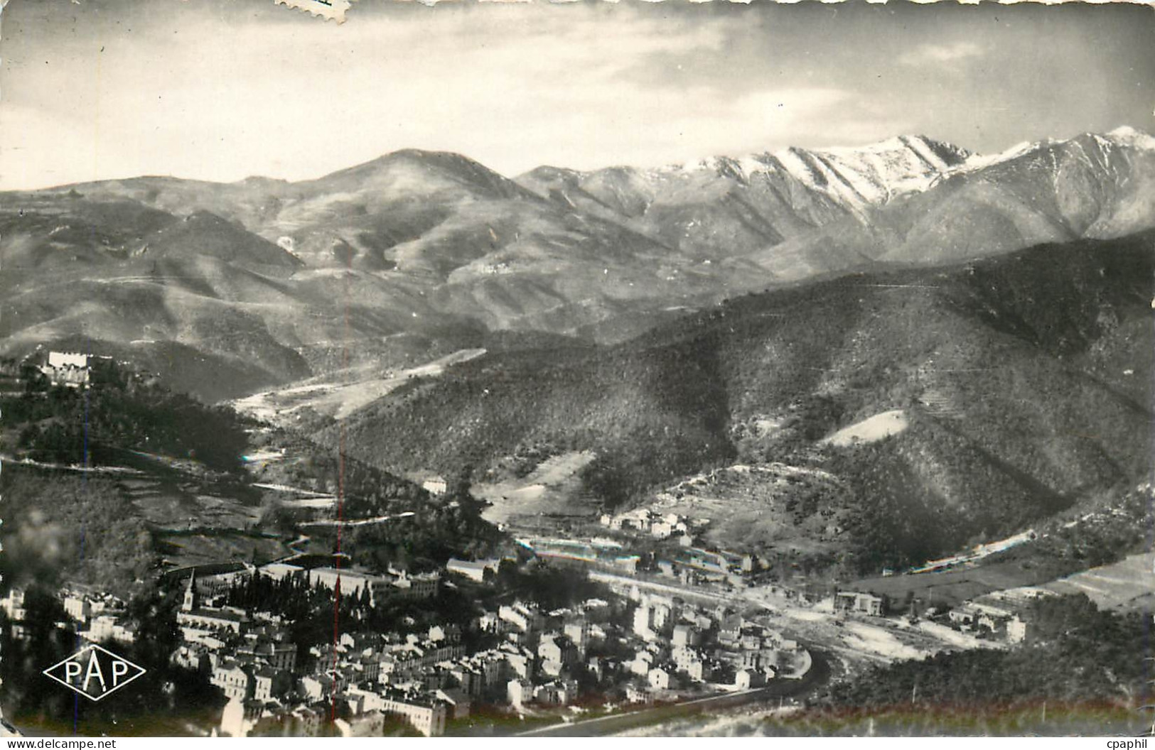 CPM Amelie les Bains Palalda Vue generale et le Canigou