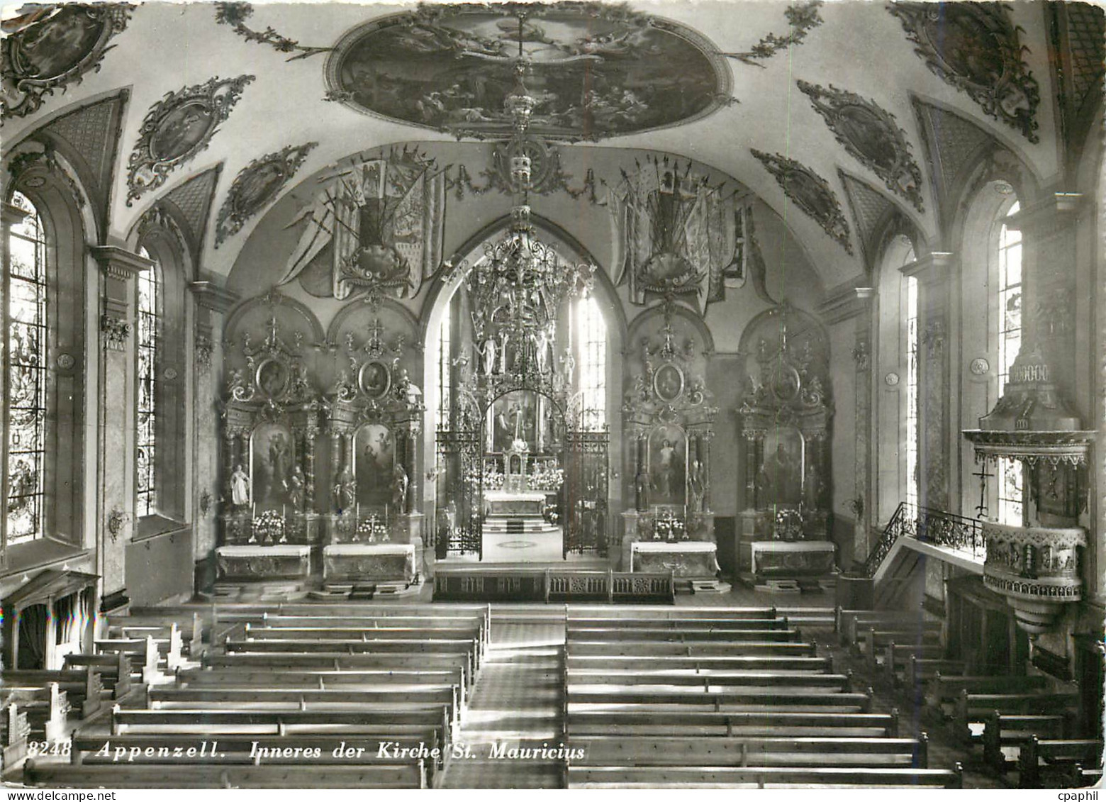 CPM Appenzell Inneres der Kirche St Mauricius