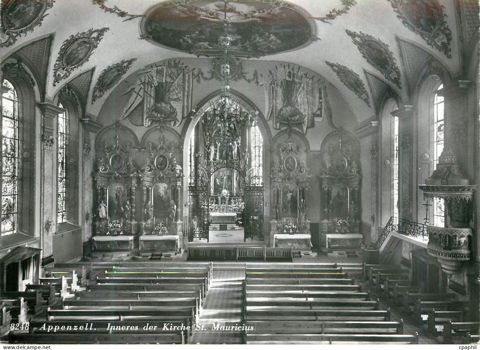 CPM Appenzell Inneres der Kirche St Mauricius