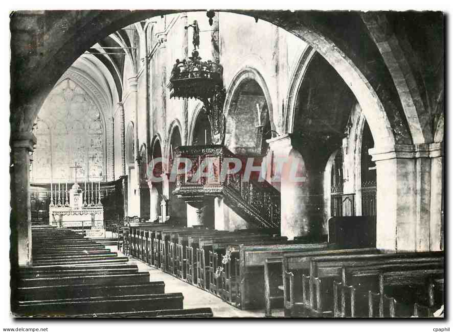 CPM Arbois Jura Vue interieure de l'Eglise Saint Just