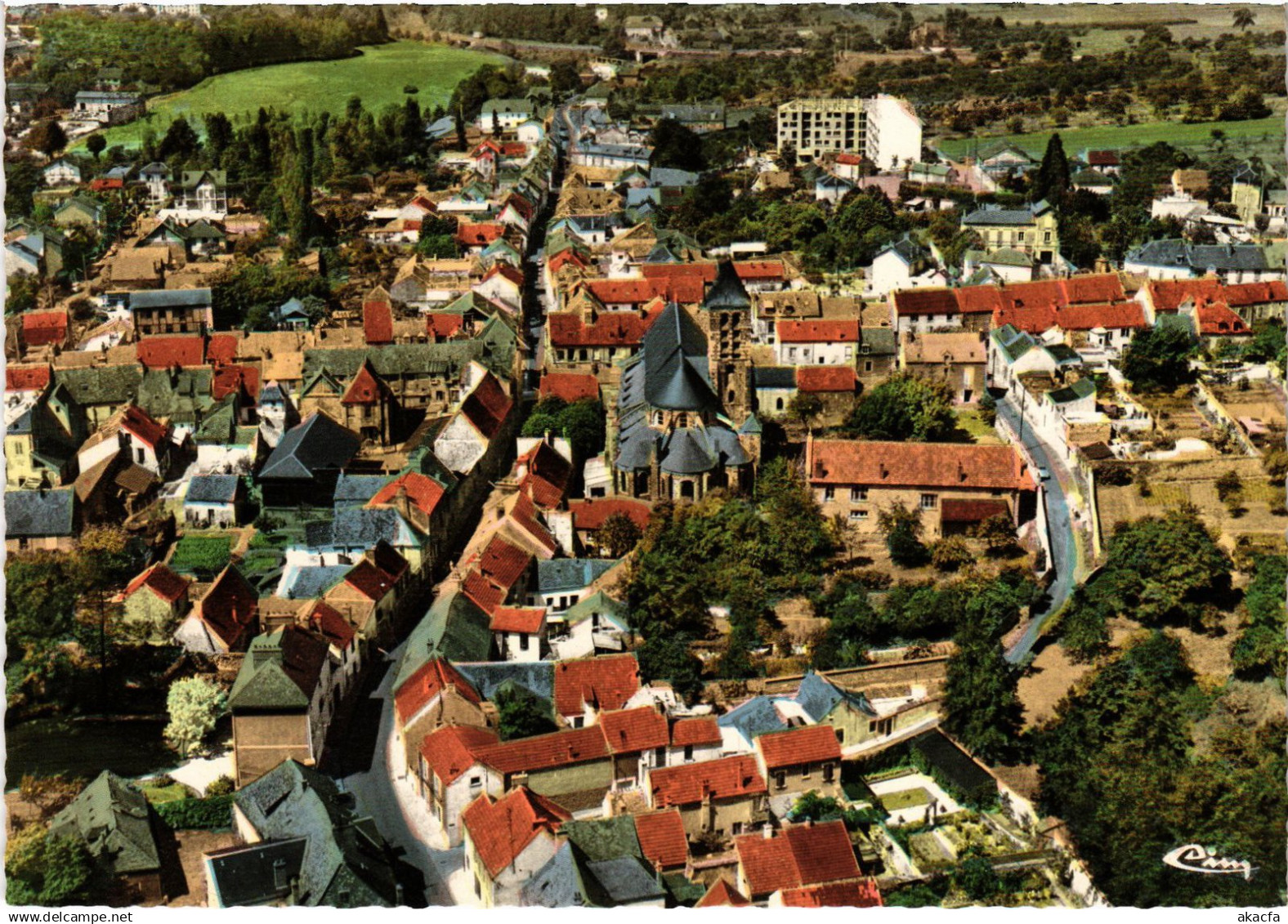 CPM Arpajon Vue Generale aerienne FRANCE (1377531)