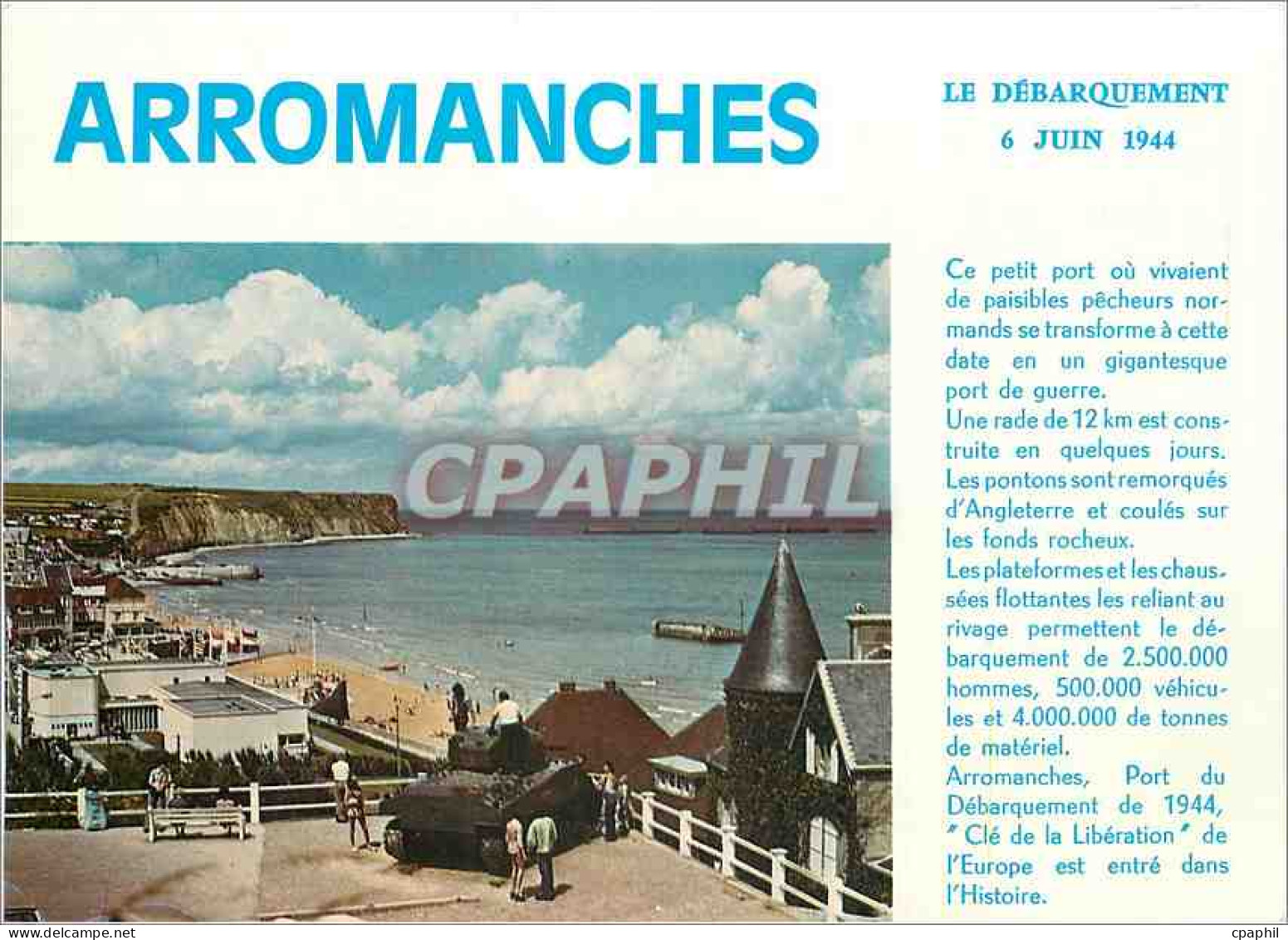 CPM Arromanches Le Debarquement