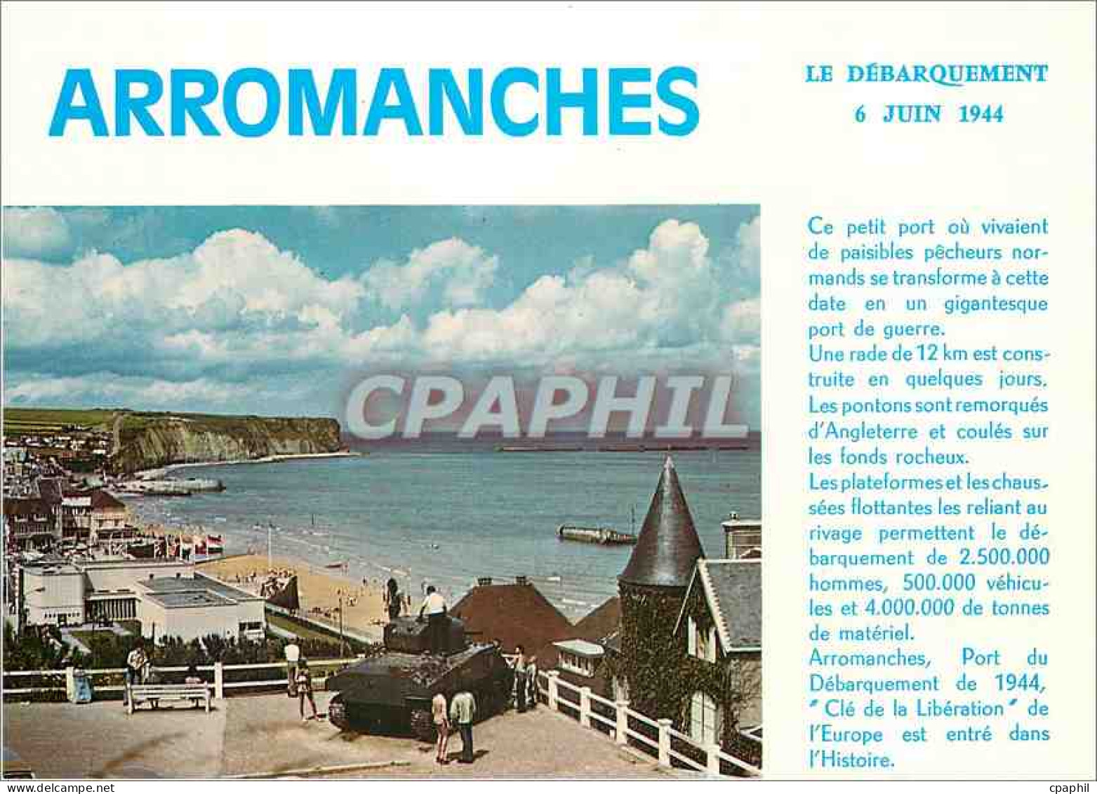 CPM Arromanches Le Debarquement