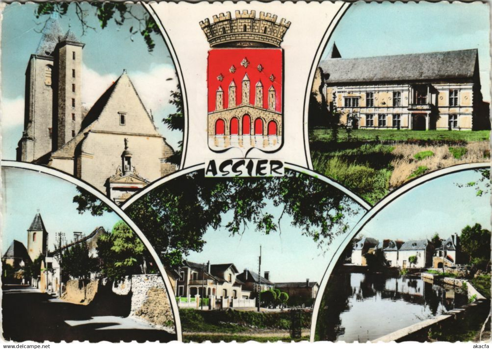 CPM ASSIER Le Chateau Église (24589)