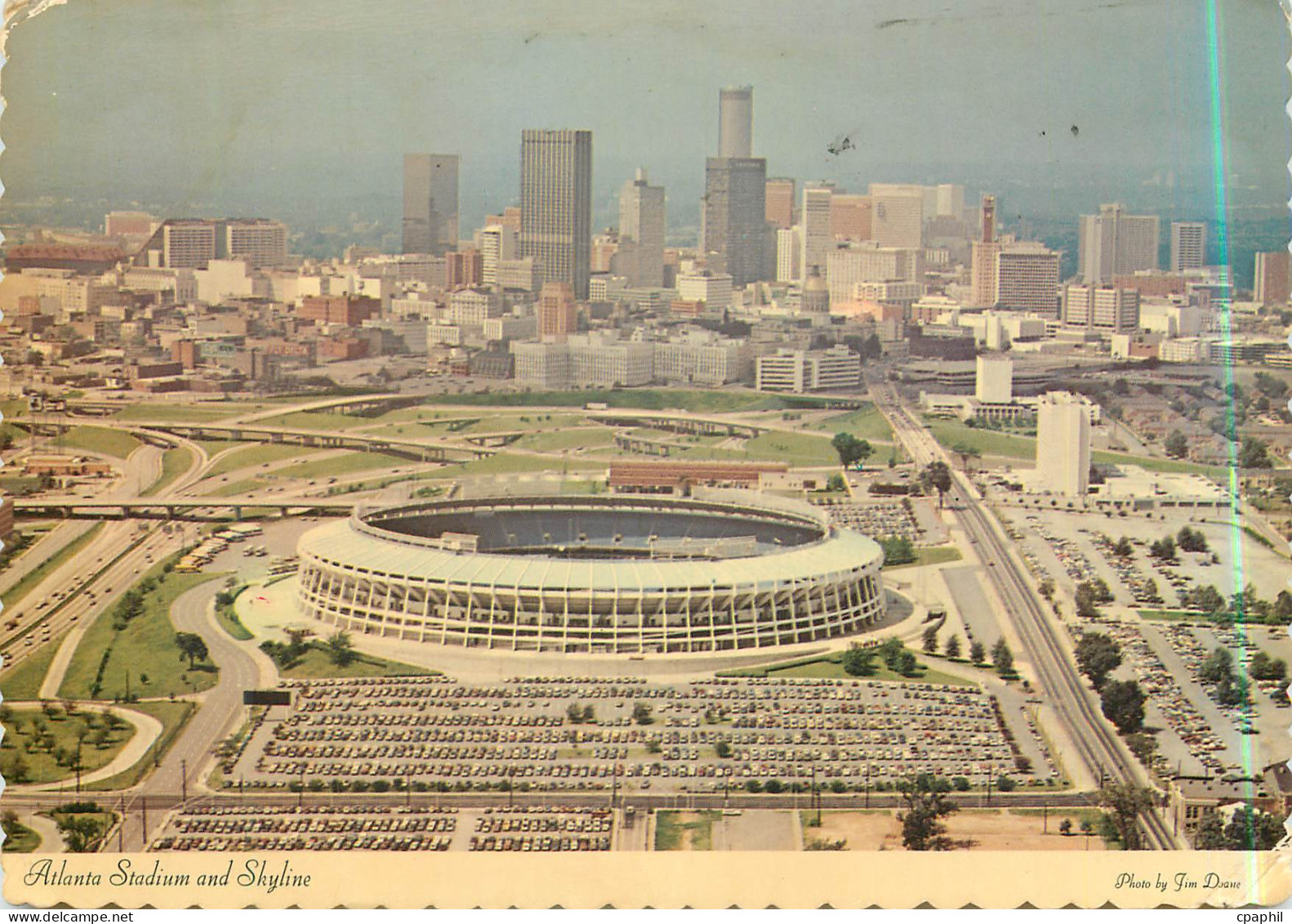 CPM Atlanta Stadium and Skyline