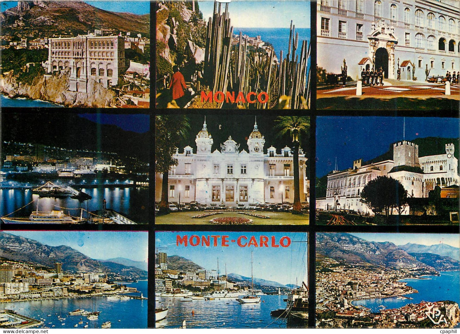 CPM AU SOLEIL DE LA COTE D’AZUR Principauté de Monaco  Monaco -Monte-Carlo