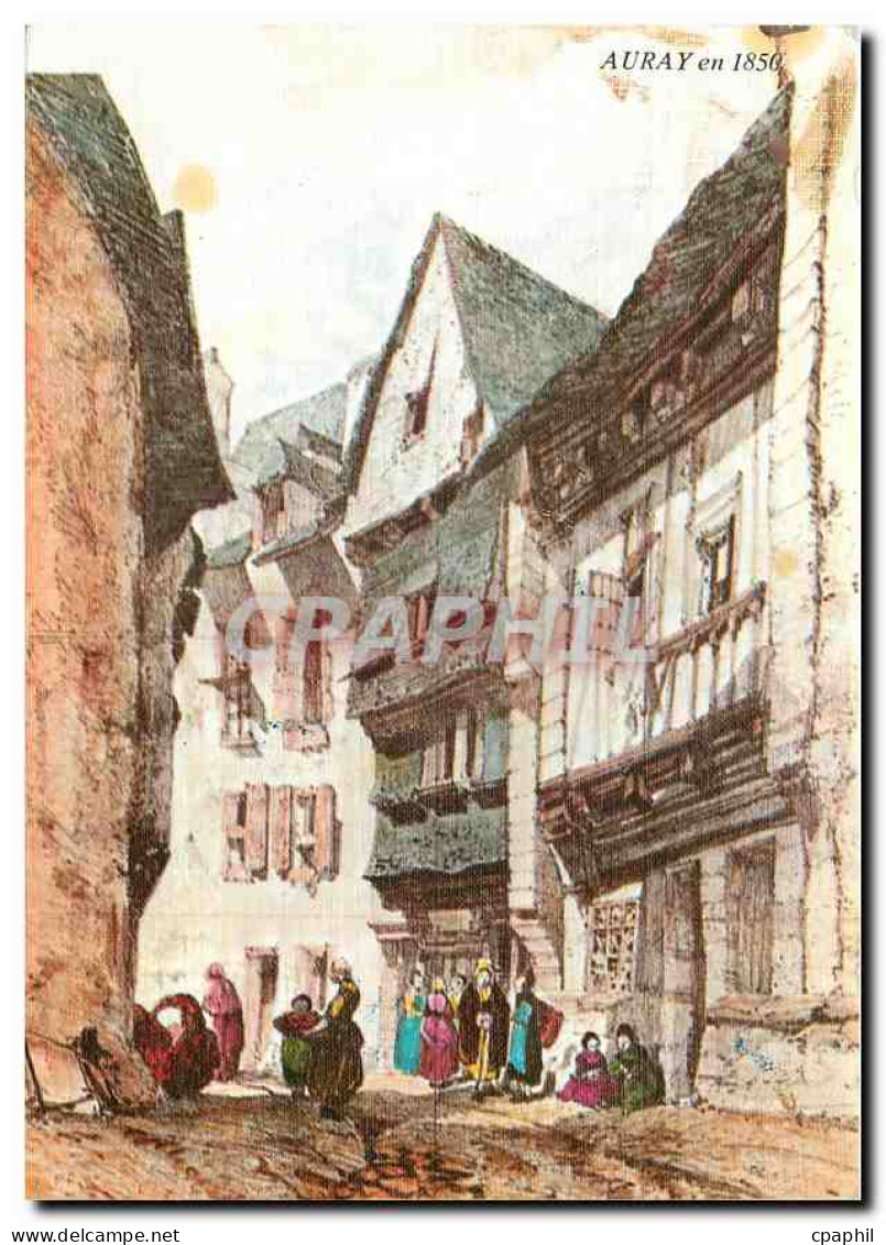 CPM Auray une rue d'Auray