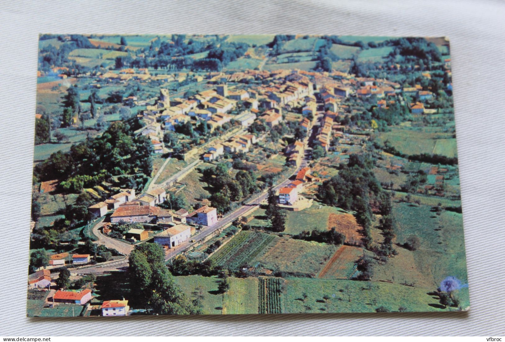 Cpm, Aurignac, vue aérienne, Haute Garonne 31