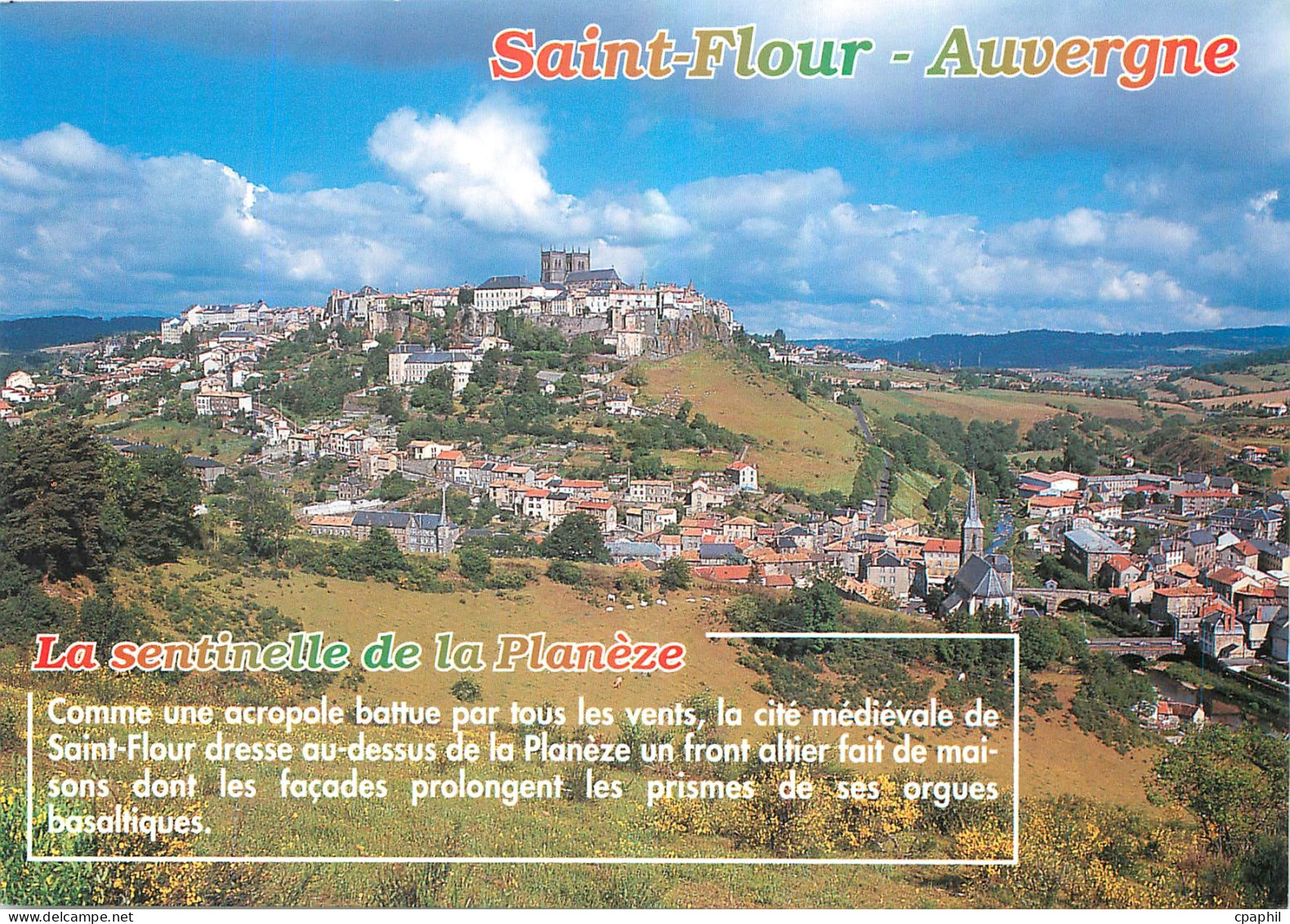 CPM Auvergne Saint Flour Cantal