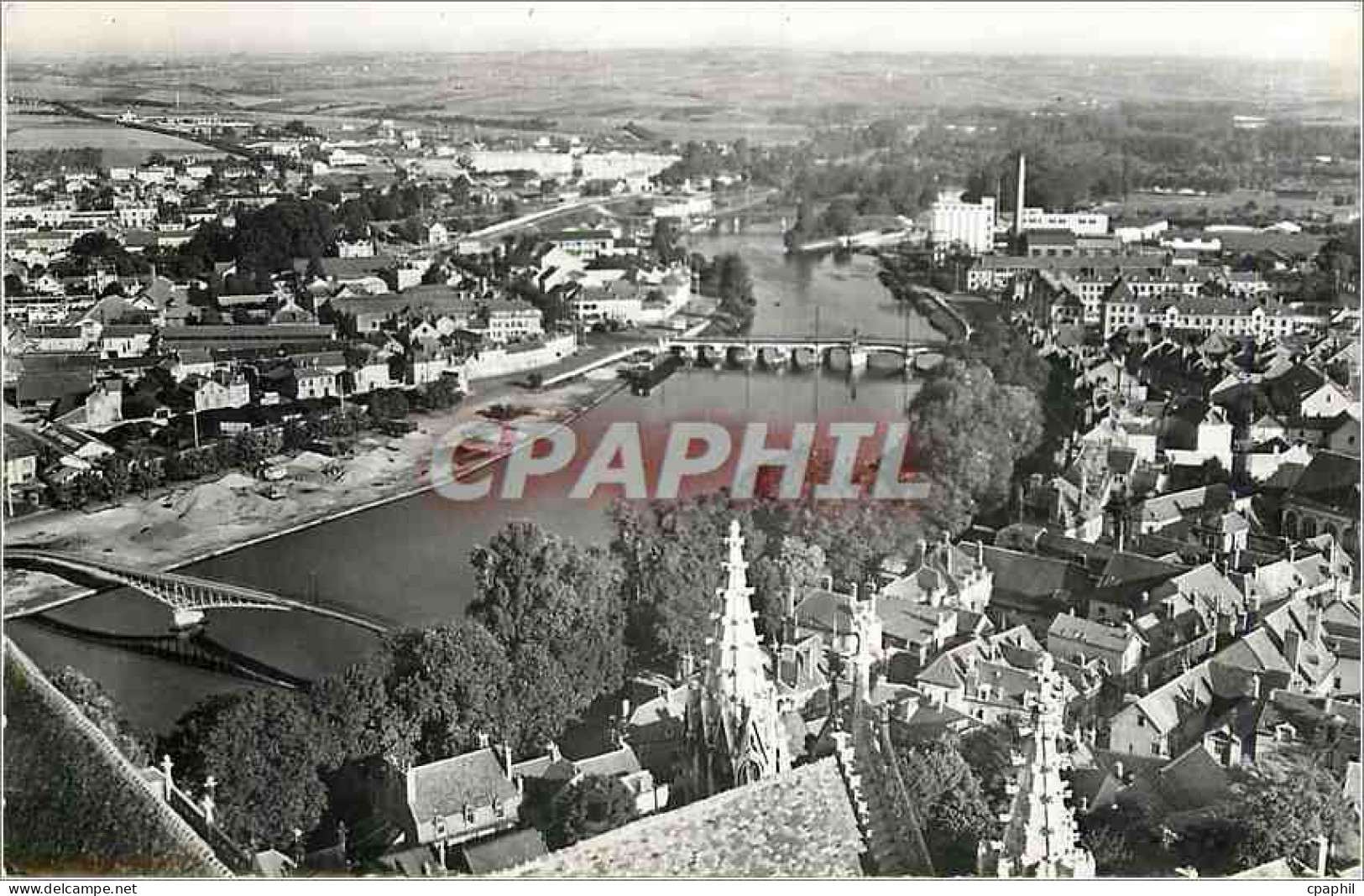 CPM Auxerre - Vue generale