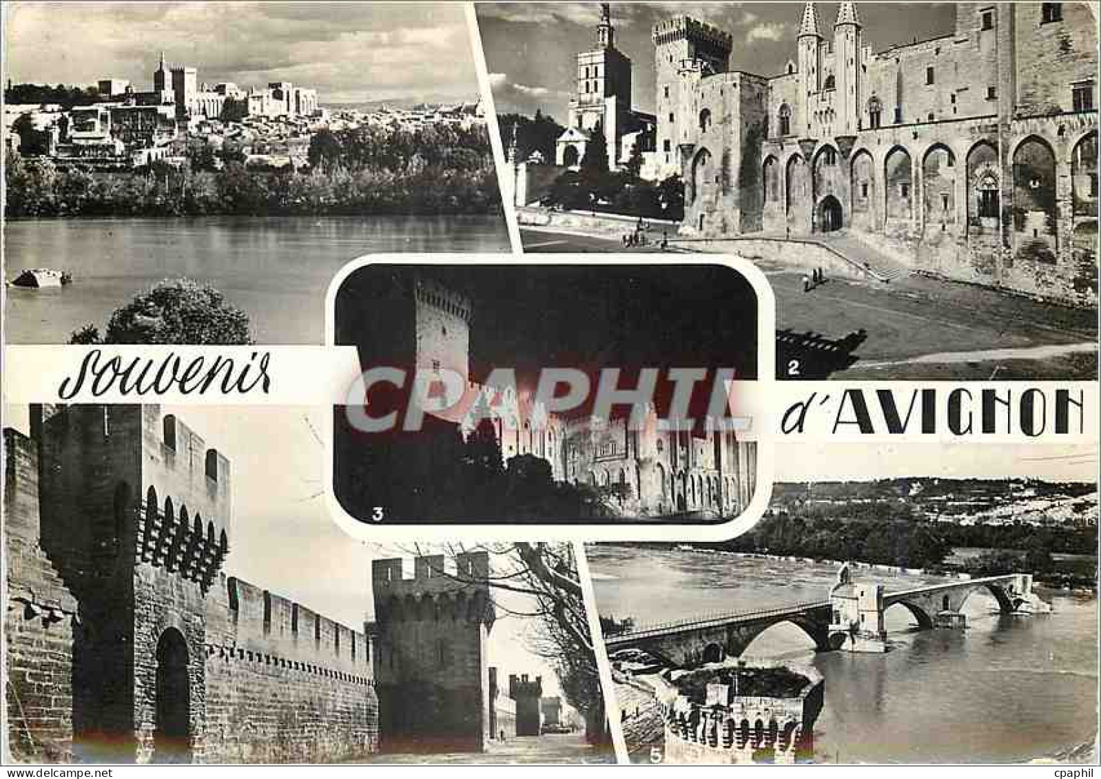 CPM Avignon Avignon et le Palais des Papes vus de Villeneuve