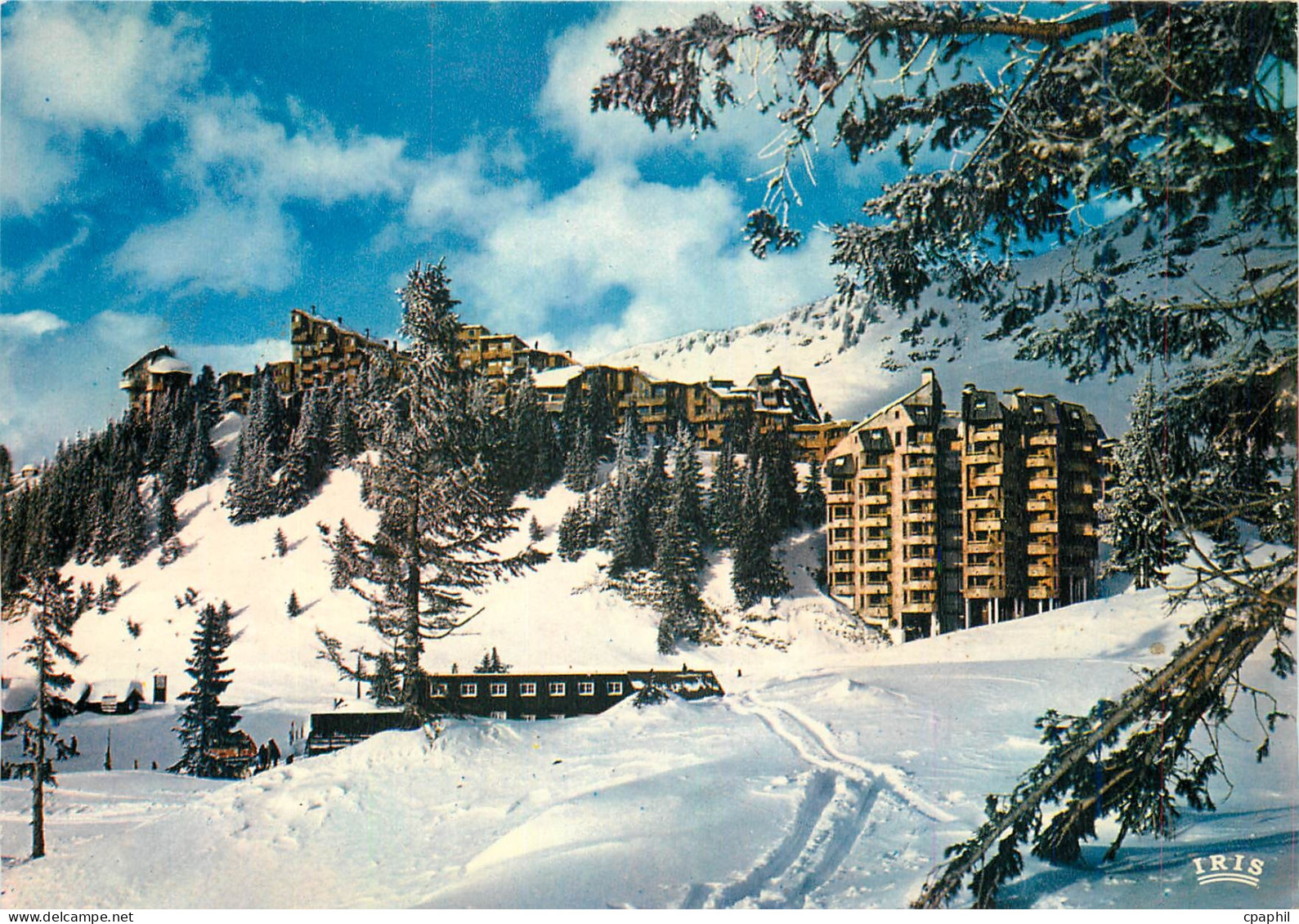 CPM Avoriaz Hte Savoie La seule station francaise sans voiture Vue generale de la station