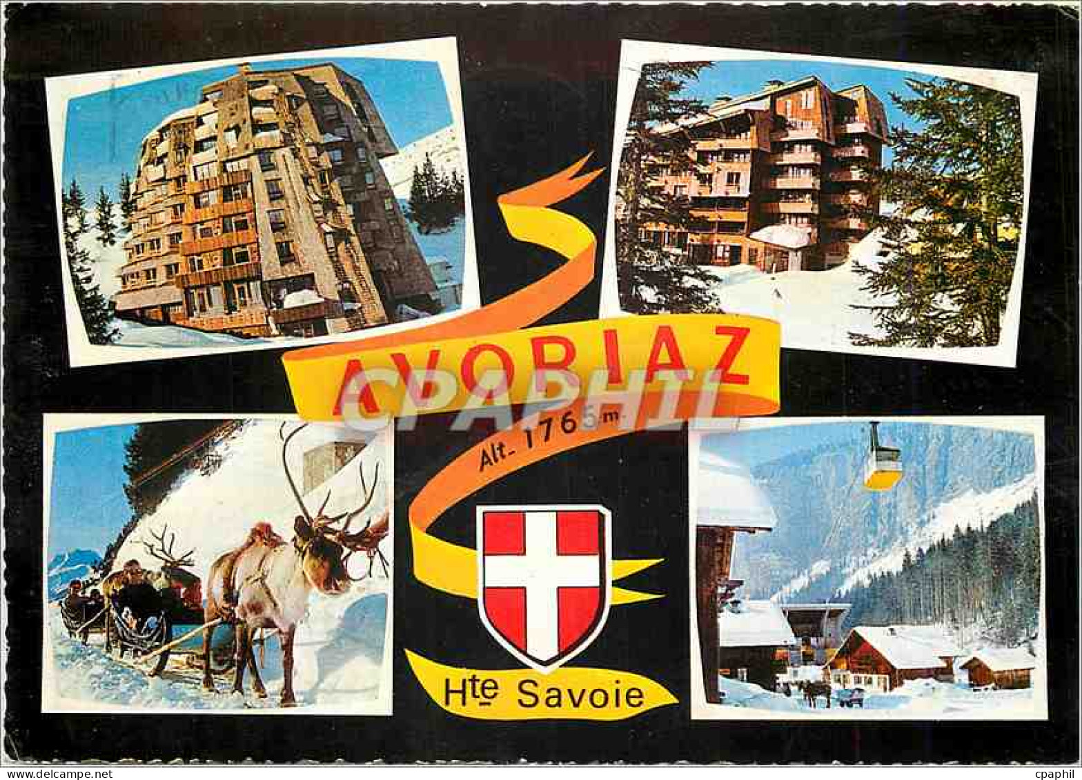 CPM Avoriaz La premiere station de sports d'hiver sans voiture