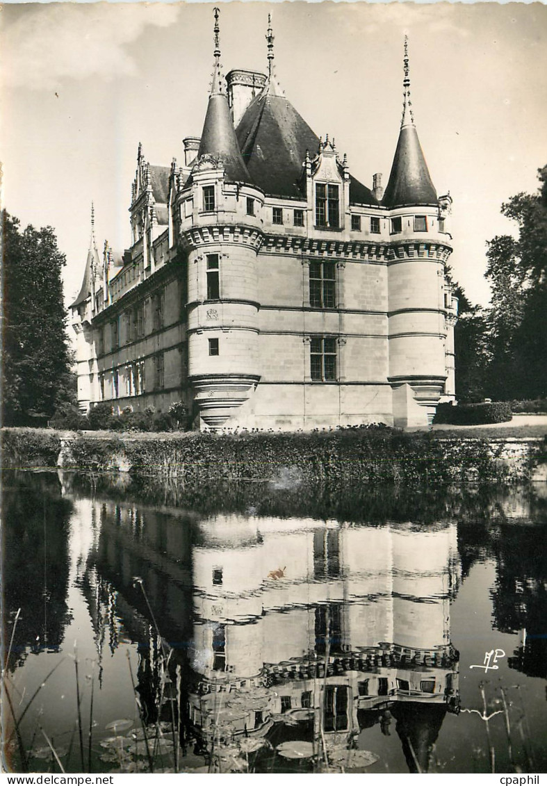 CPM Azay le Rideau (I et L) Facade Est