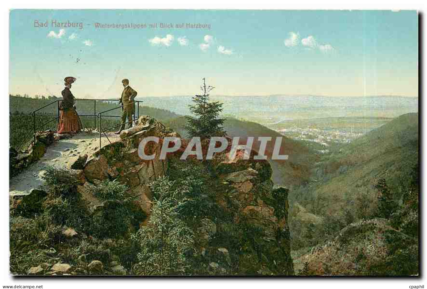 CPM Bad Harzburg Winterbergsklippen mit Blick auf Harzburg