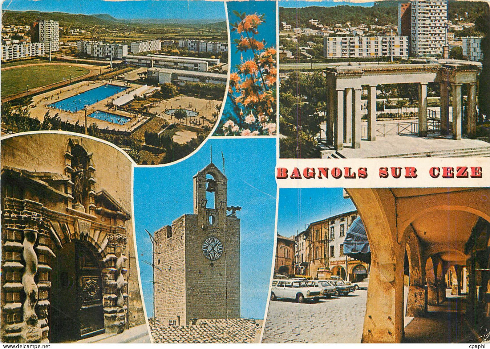 CPM Bagnols sur Ceze Gard Regards sur la ville