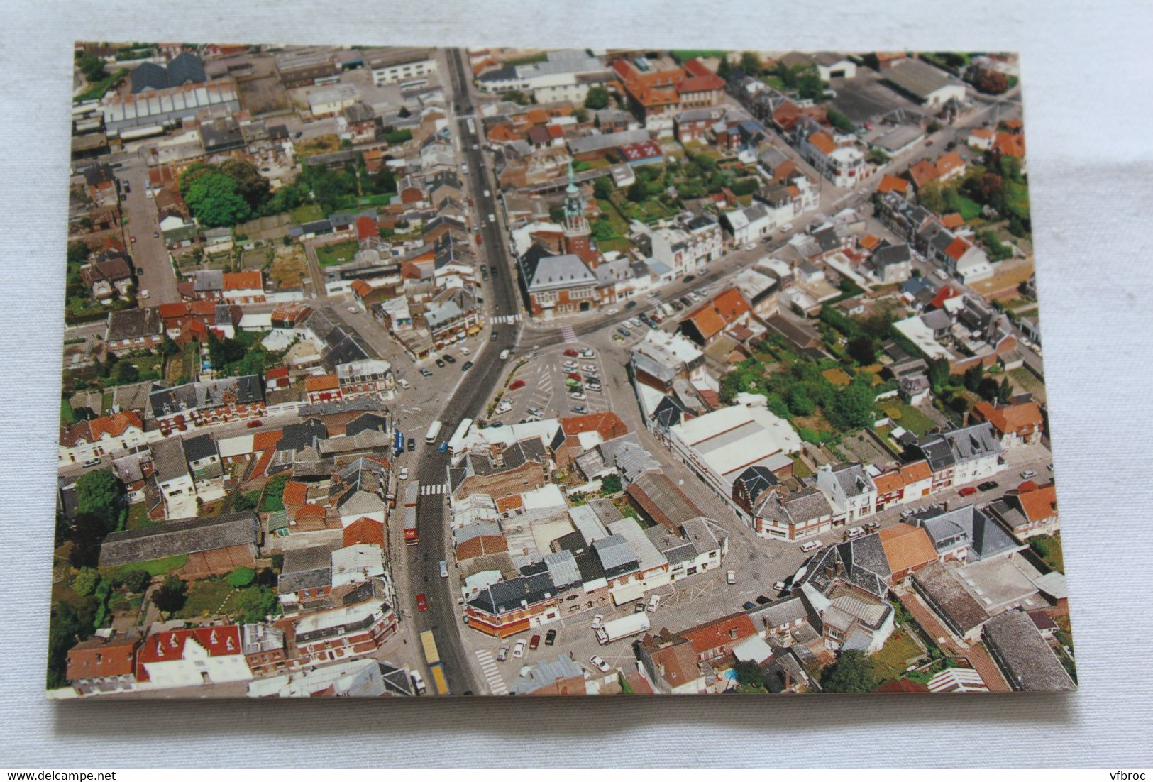 Cpm, Bapaume, vue générale aérienne, Pas de Calais 62