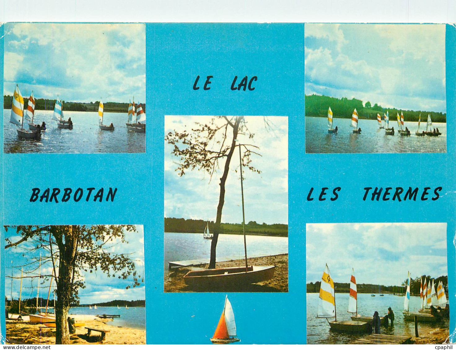 CPM Barbotan les Thermes Gers Le Lac