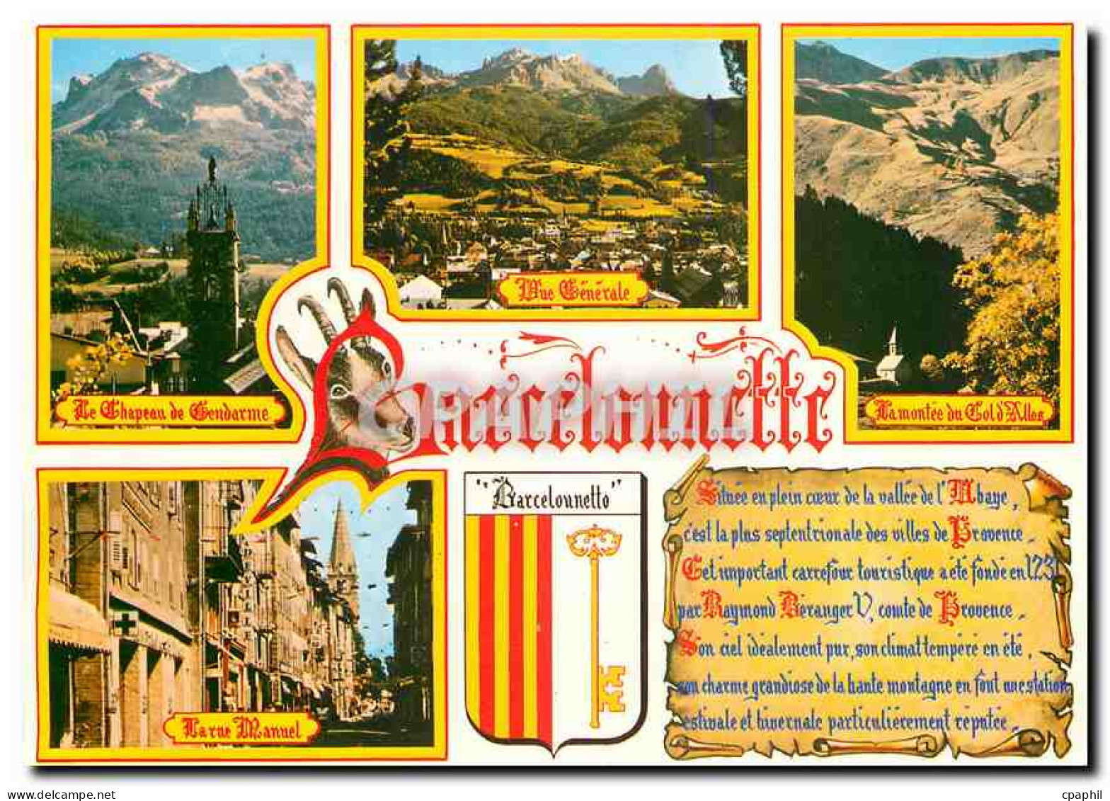CPM Barcelonnette Alpes de Haute Provence