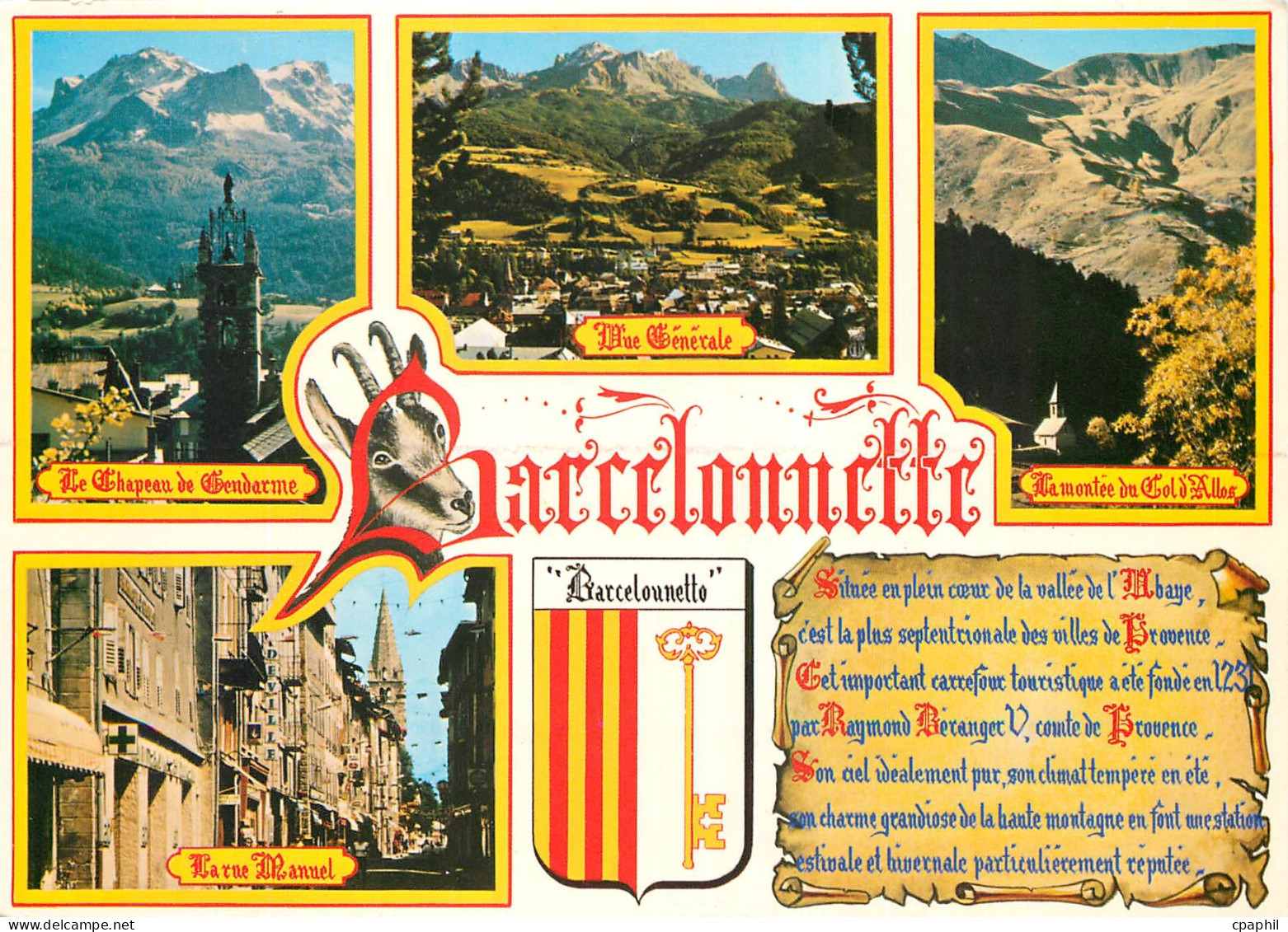 CPM Barcelonnette Alpes de Haute Provence