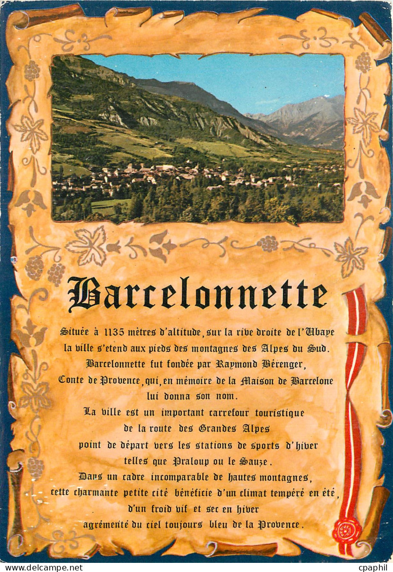 CPM Barcelonnette Alpes de Haute Provence