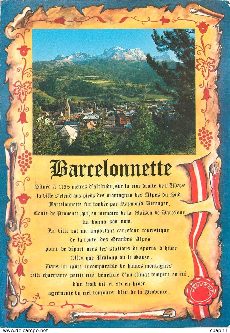 CPM Barcelonnette Alpes de Haute Provence